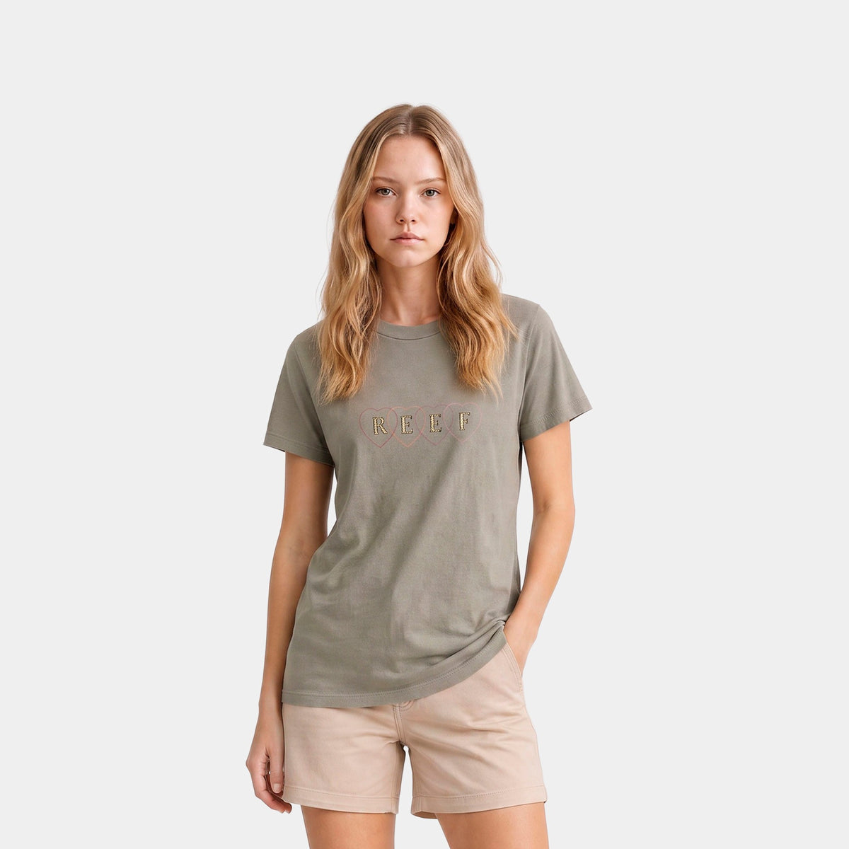Polera Reef Women Surf Spirit Green