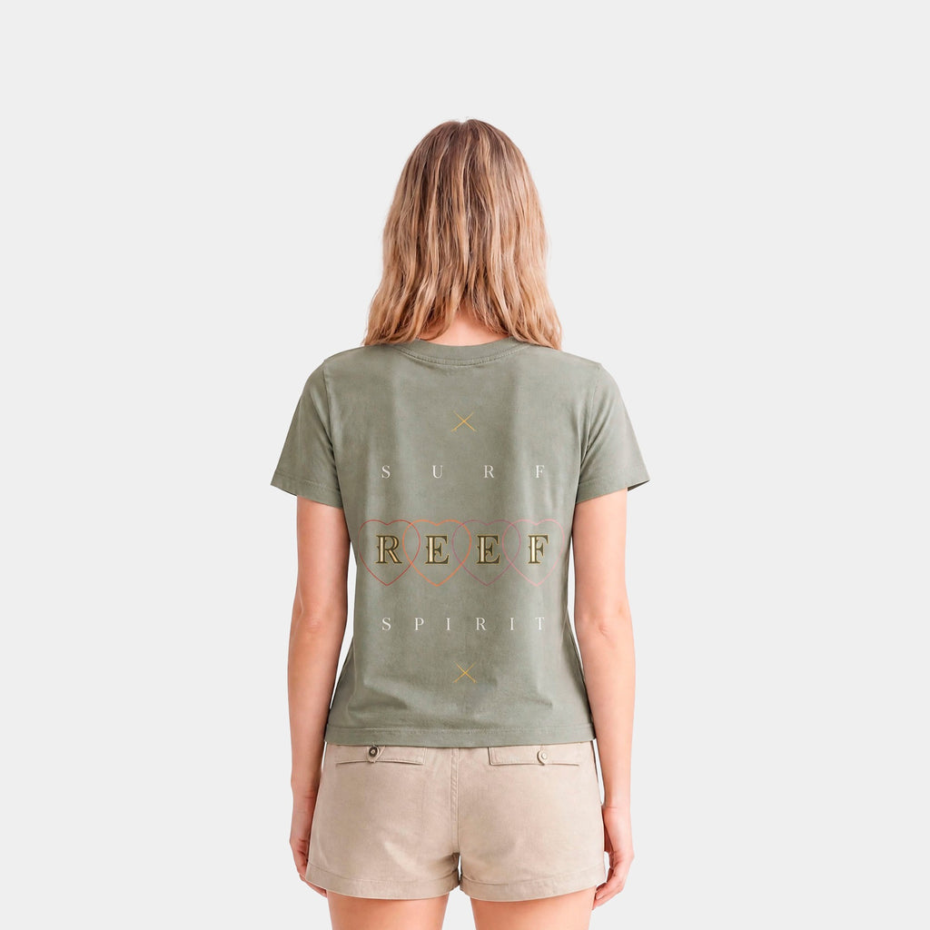 Polera Reef Women Surf Spirit Green
