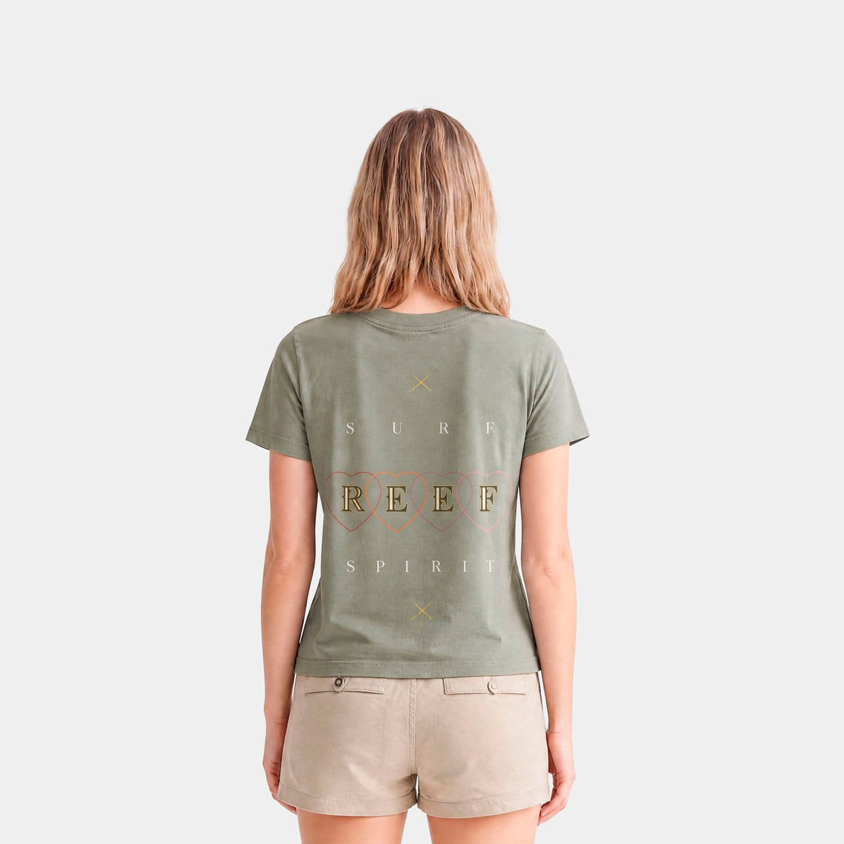 Polera Reef Women Surf Spirit Green