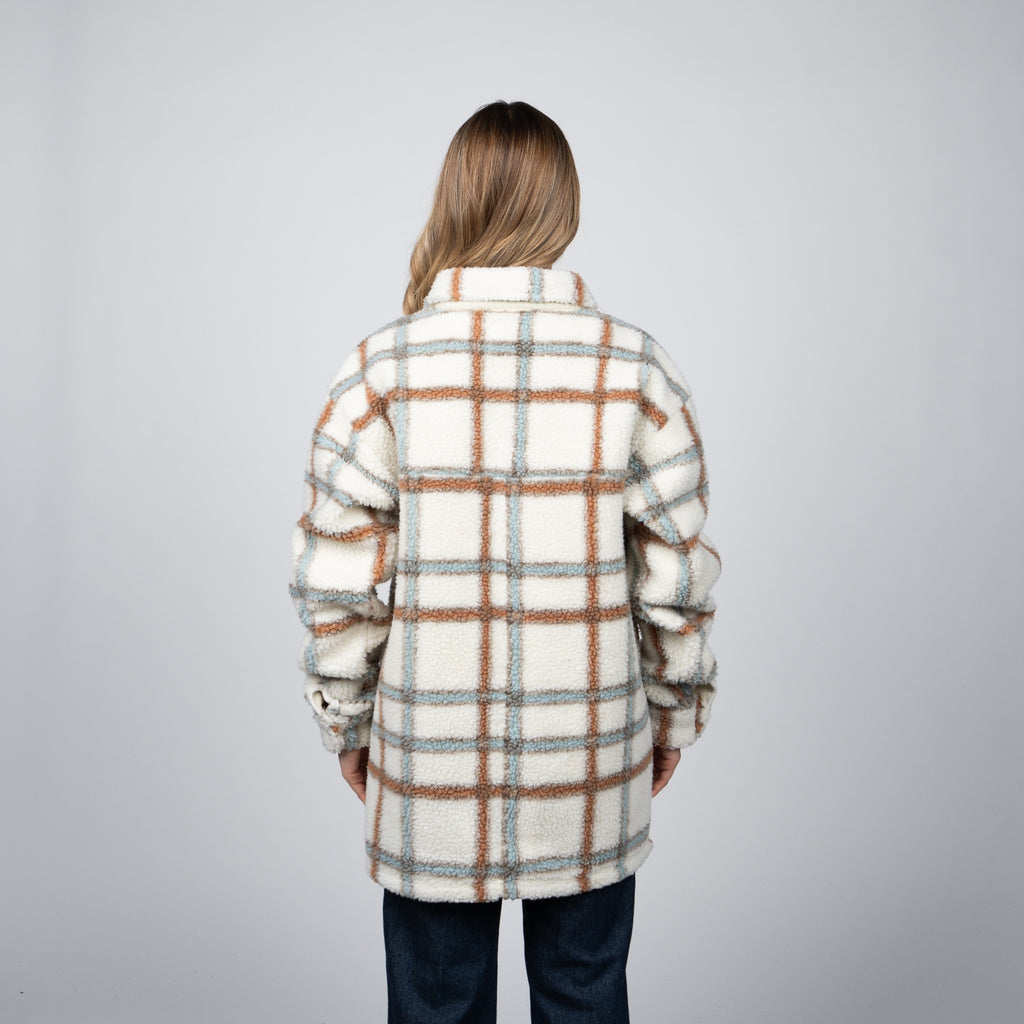 Sherpa Reef Women Buttons Beige Brown