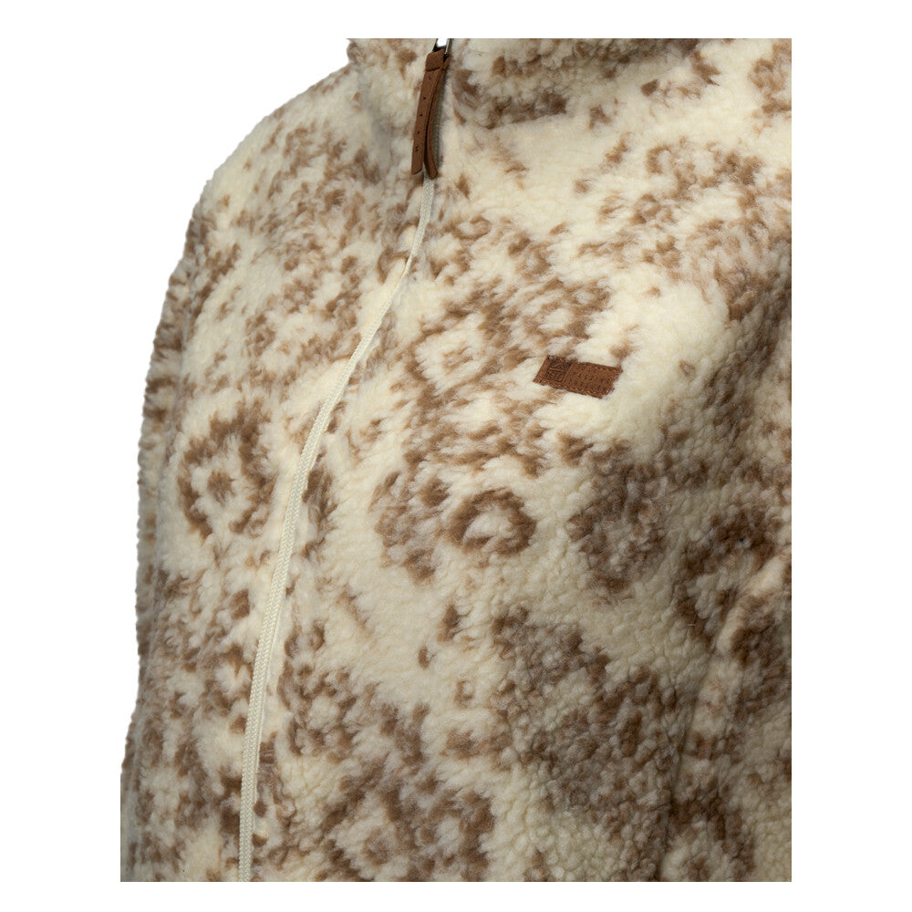 Sherpa Reef Women Full Zipper Cream