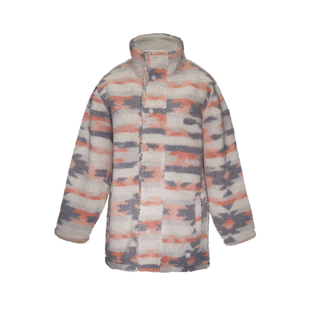 Sherpa Reef Women Buttons Ethnic Pink Beige