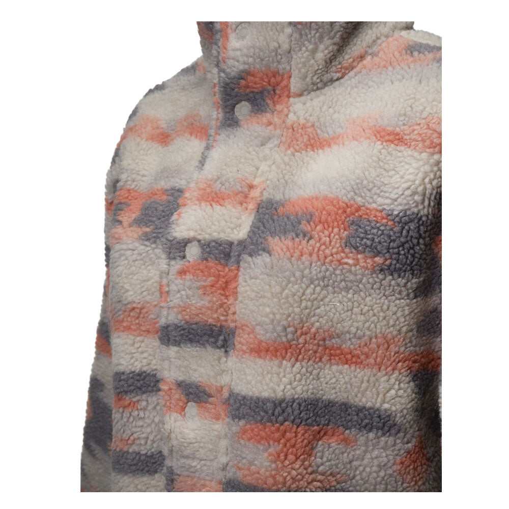 Sherpa Reef Women Buttons Ethnic Pink Beige