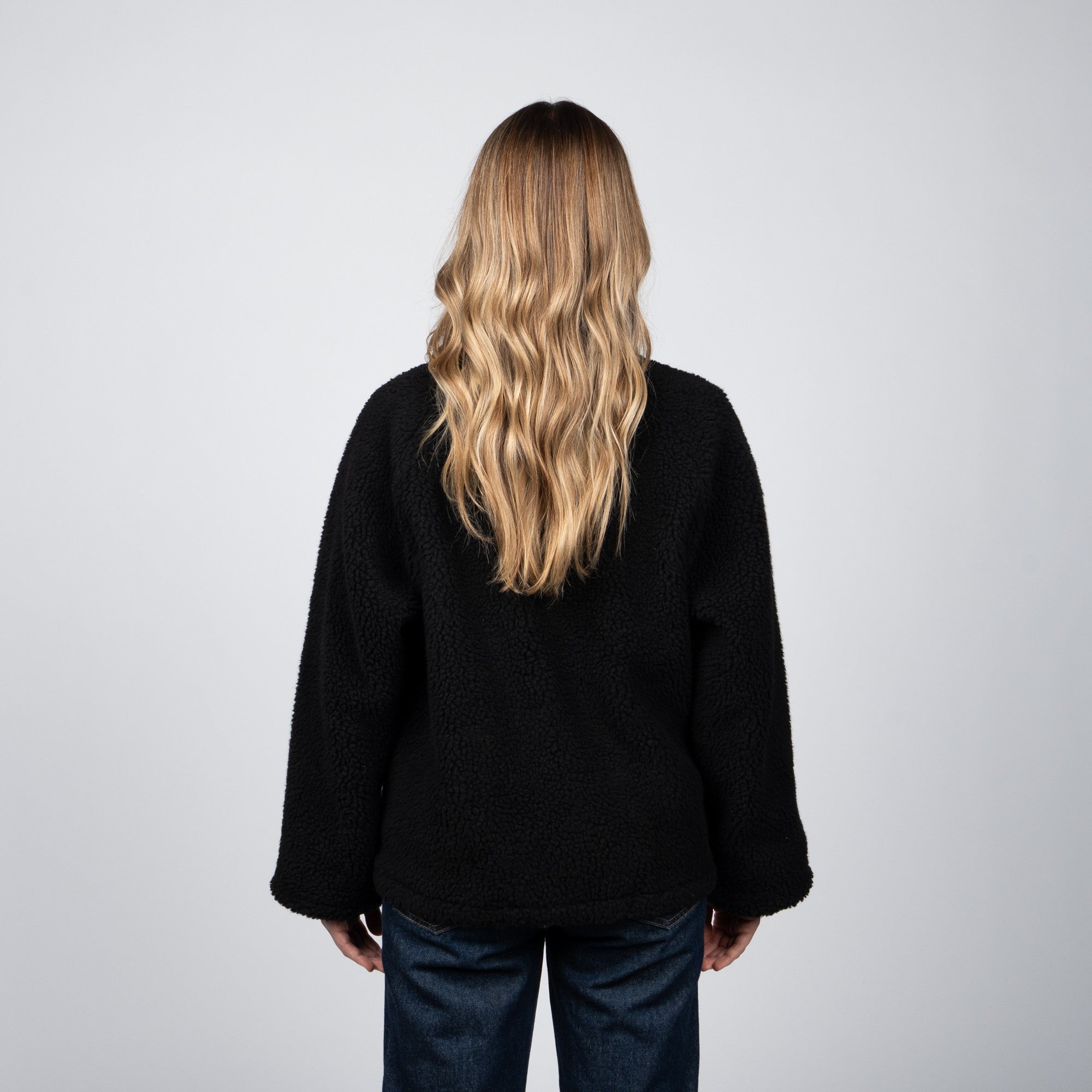 Sherpa Full Zipper Reef Women Black
