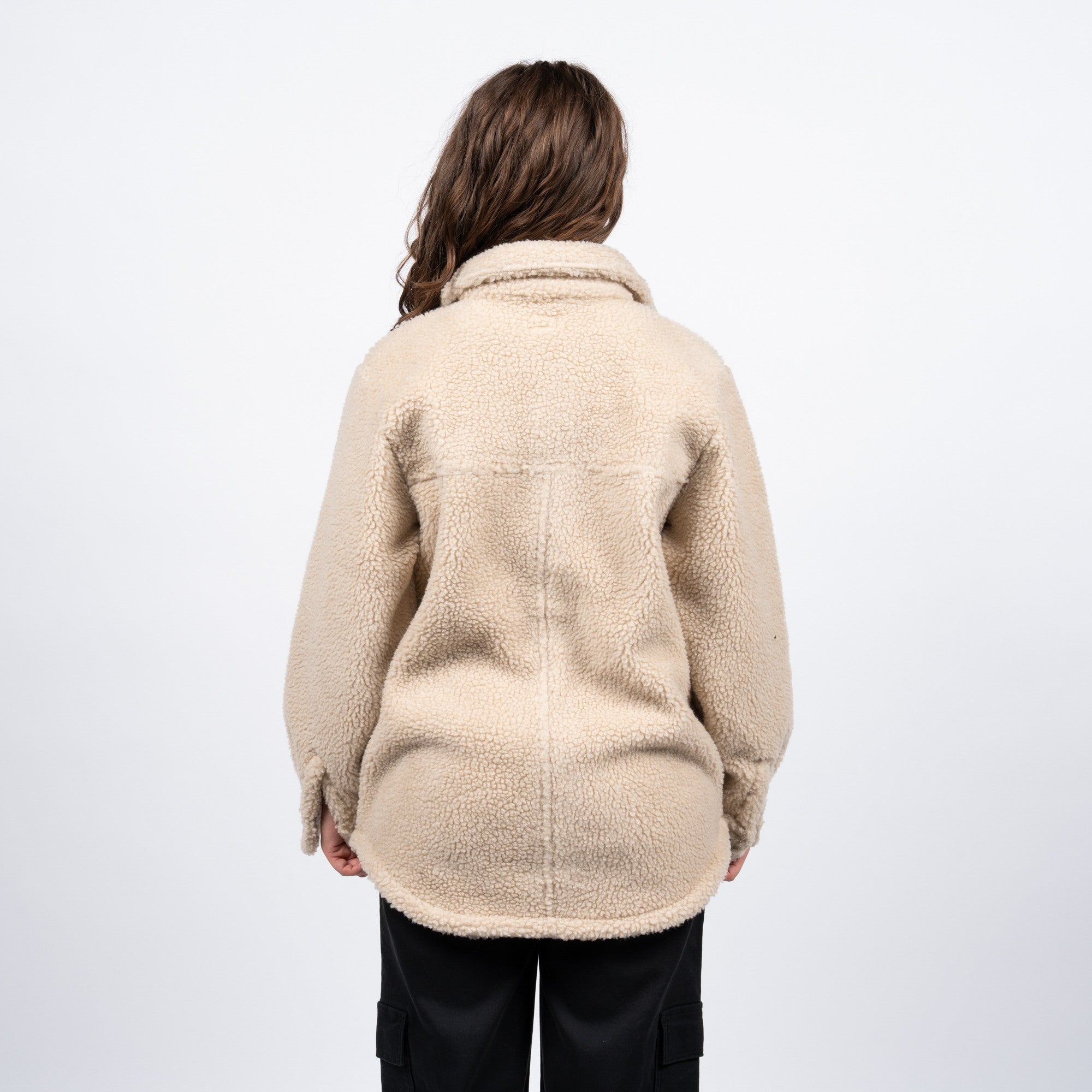 Sherpa Buttons Reef Women White Beige
