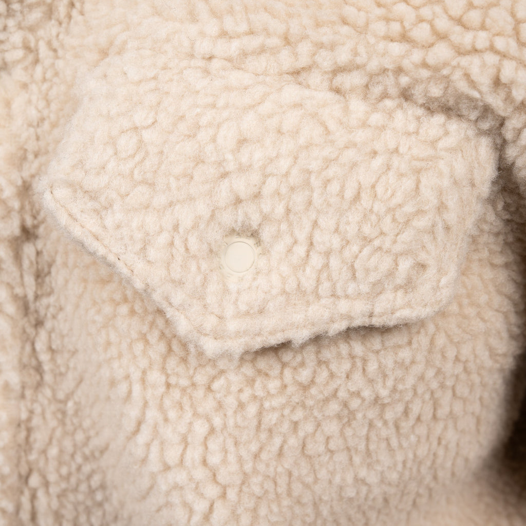 Sherpa Buttons Reef Women White Beige