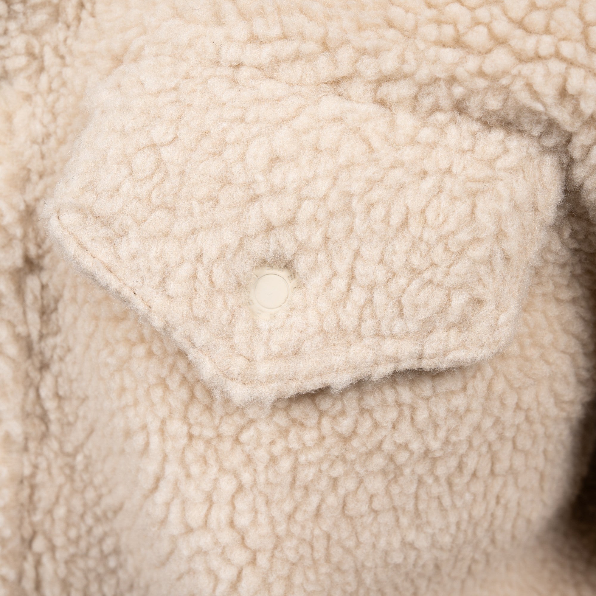 Sherpa Buttons Reef Women White Beige