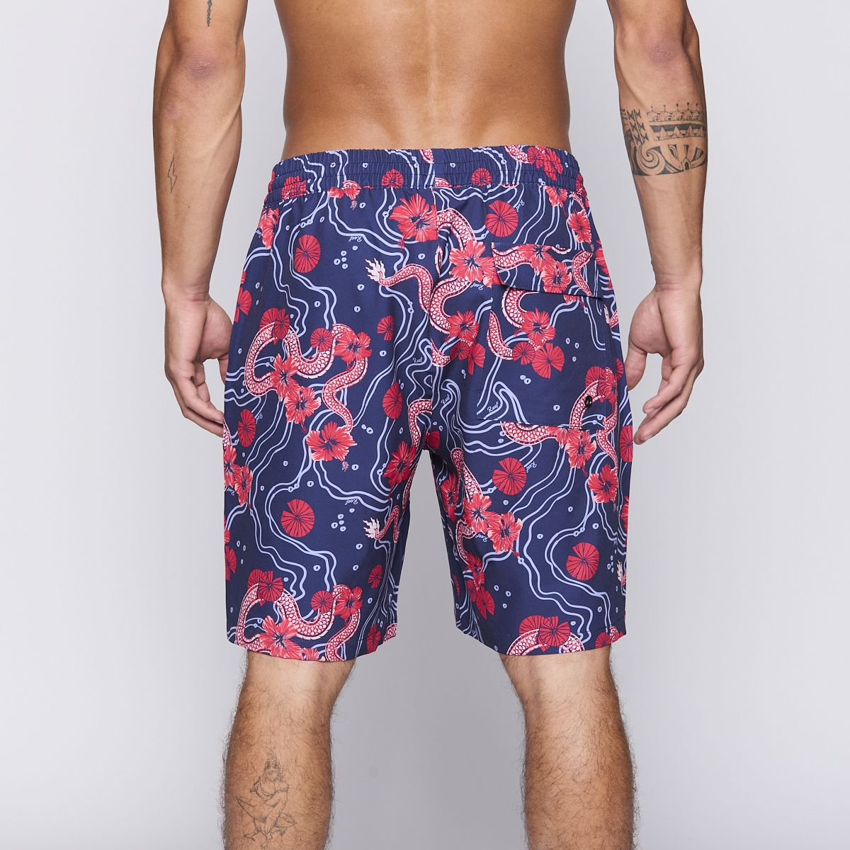 Traje de Baño Reef Men Blue Dragons