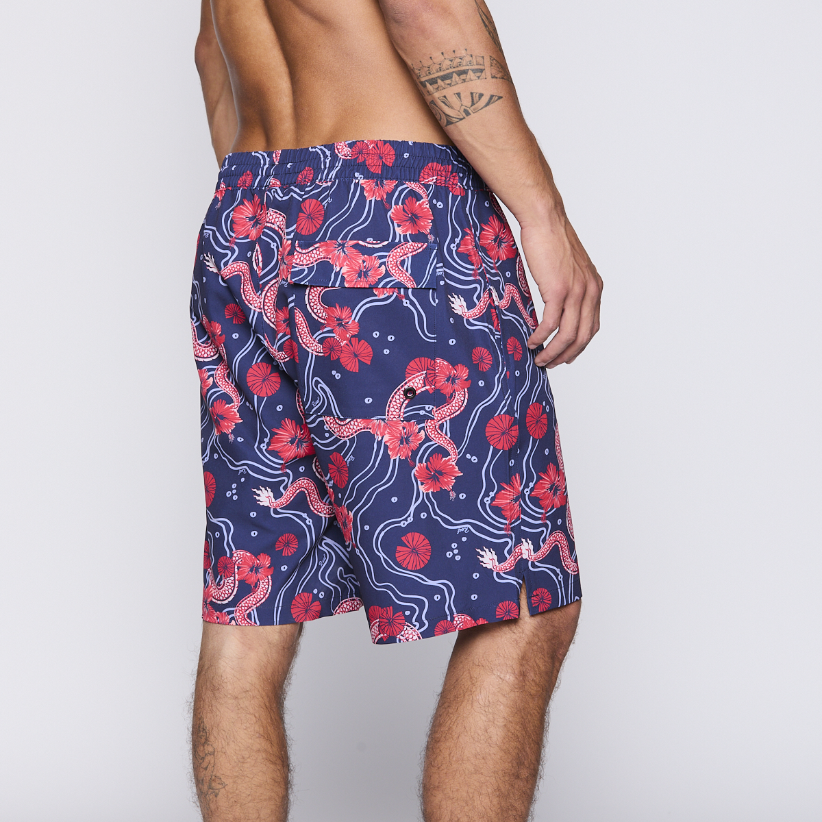 Traje de Baño Reef Men Blue Dragons