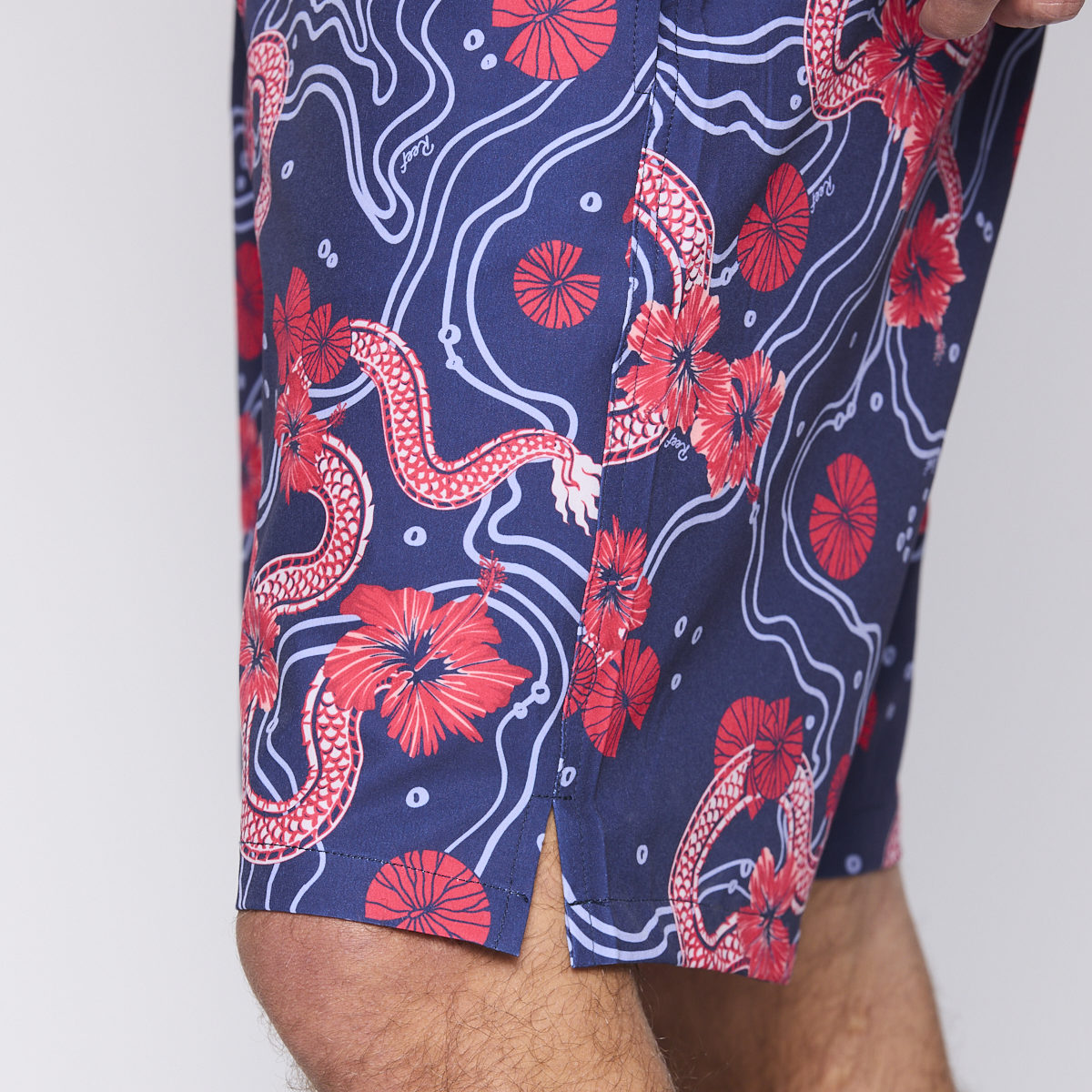 Traje de Baño Reef Men Blue Dragons