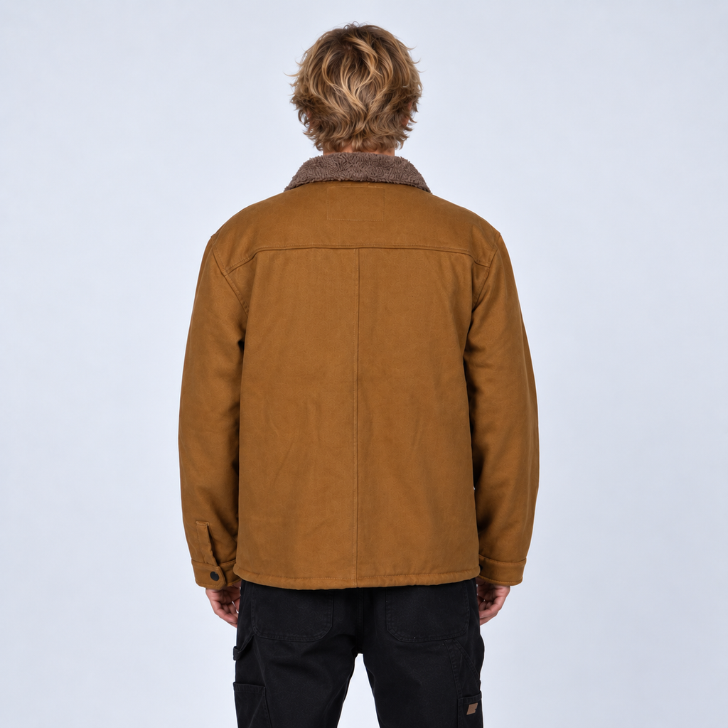 Casaca Reef Men Dark Brown Buttons