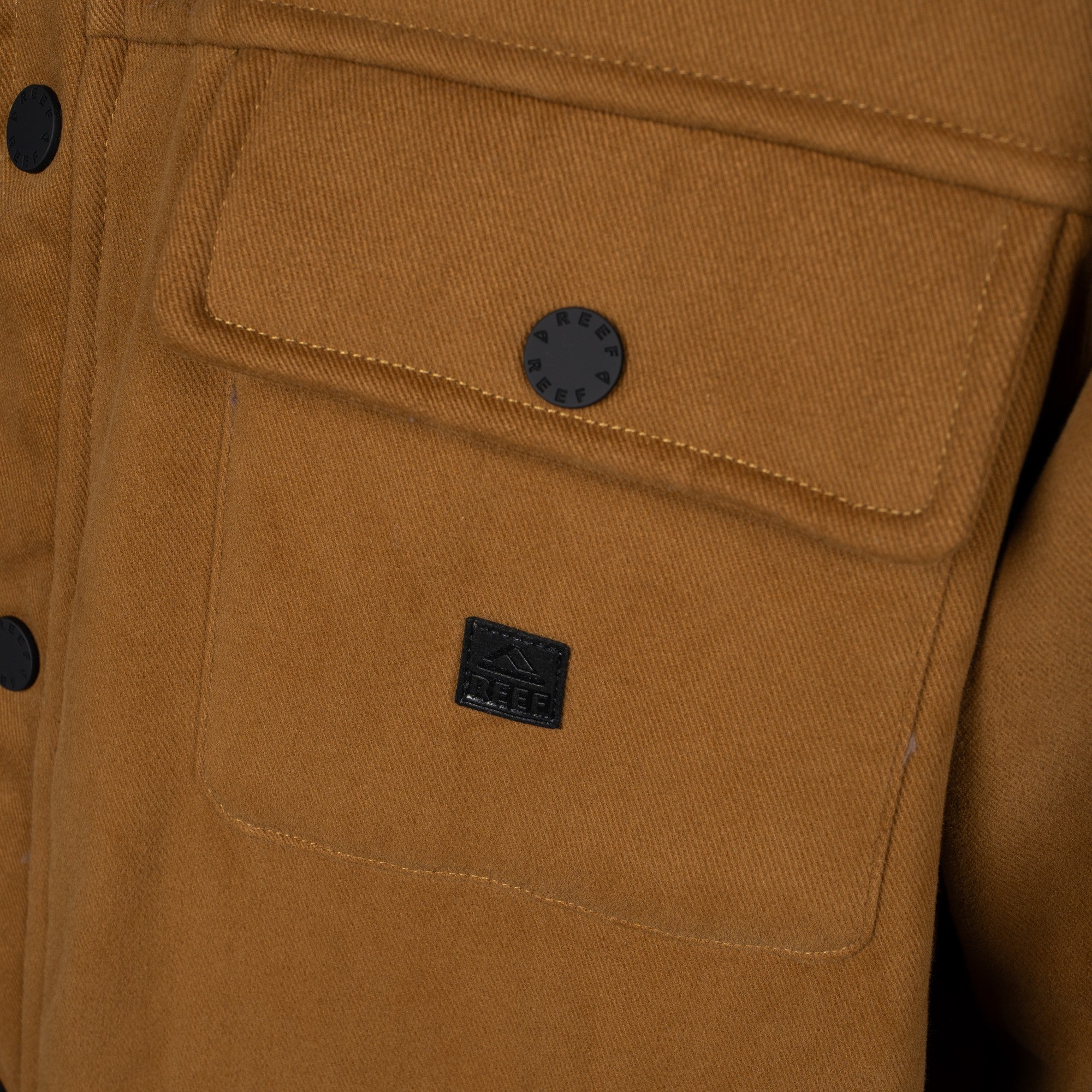 Casaca Reef Men Dark Brown Buttons