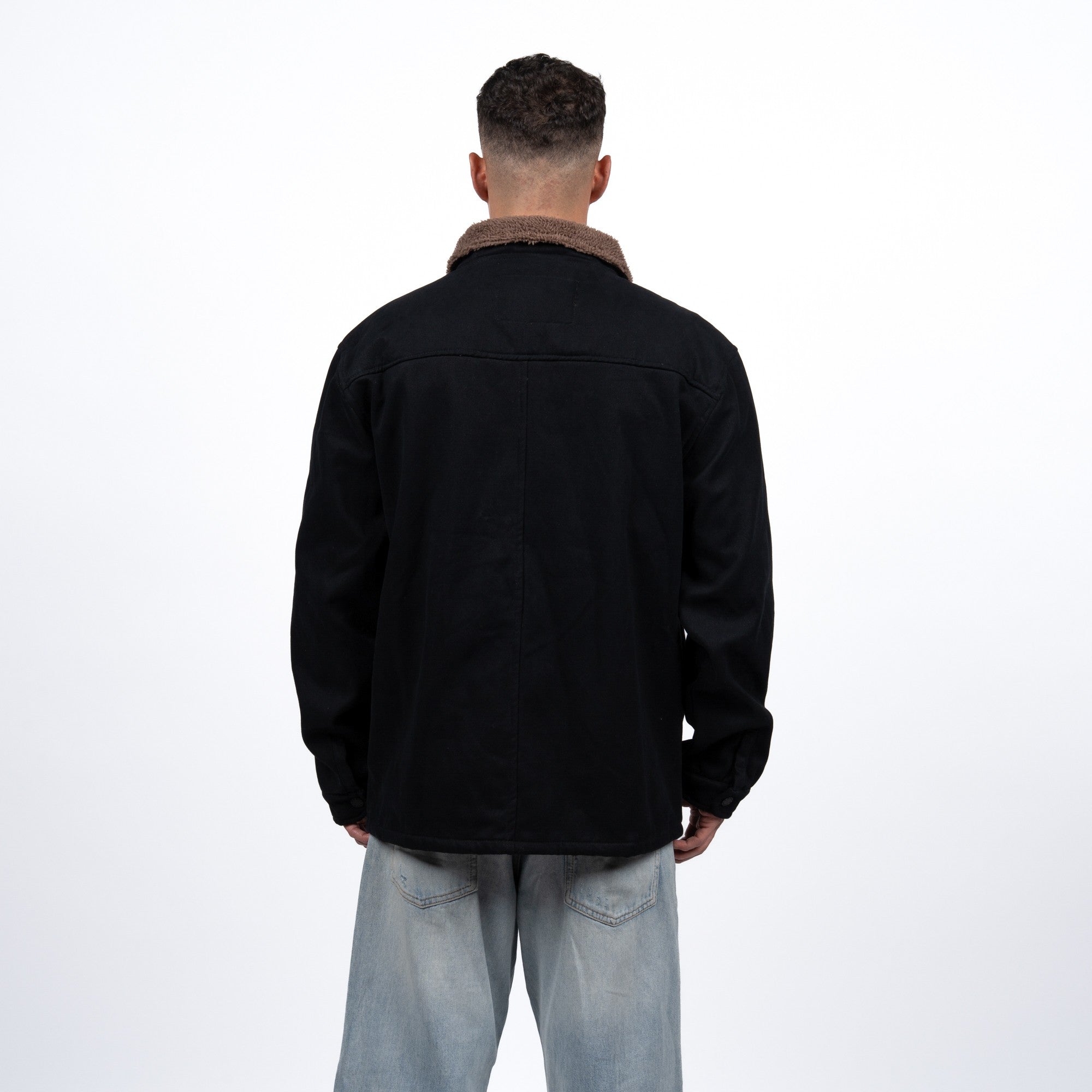 Casaca Reef Men Black Brown Buttons