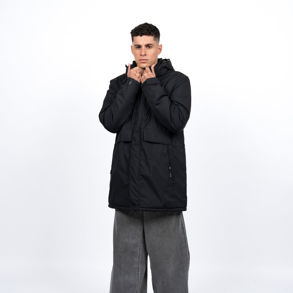 Parka Reef Men Full Zipper Black