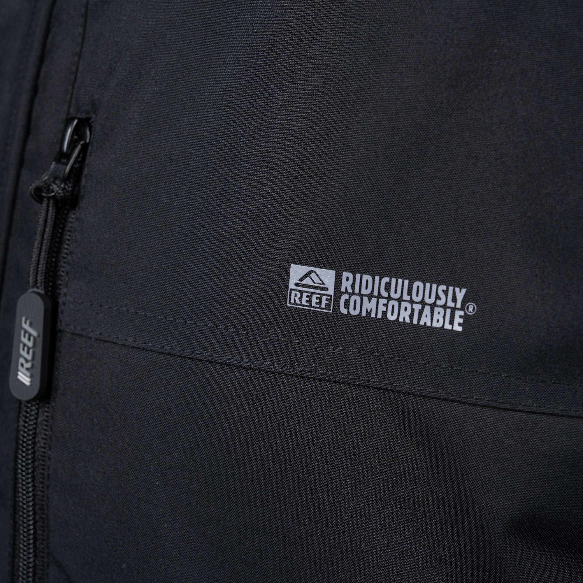 Parka Reef Men Full Zipper Black