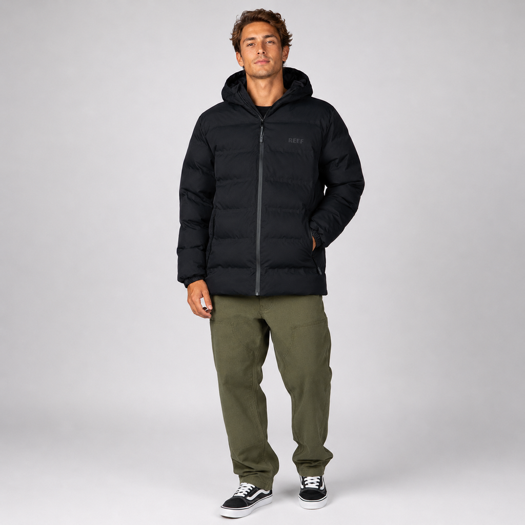 Parka Reef Men Puffer Black