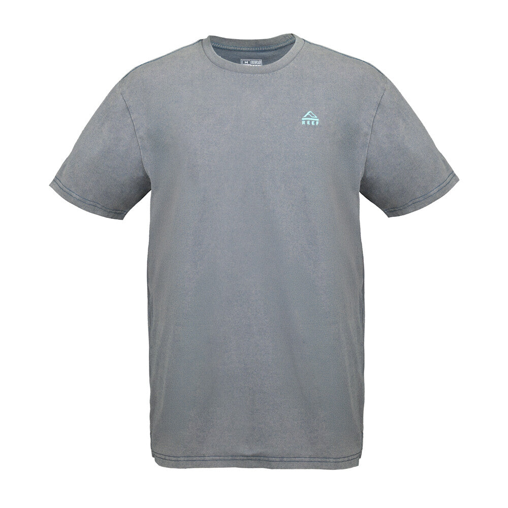Polera Reef Men Just Passing Through Blue Grey