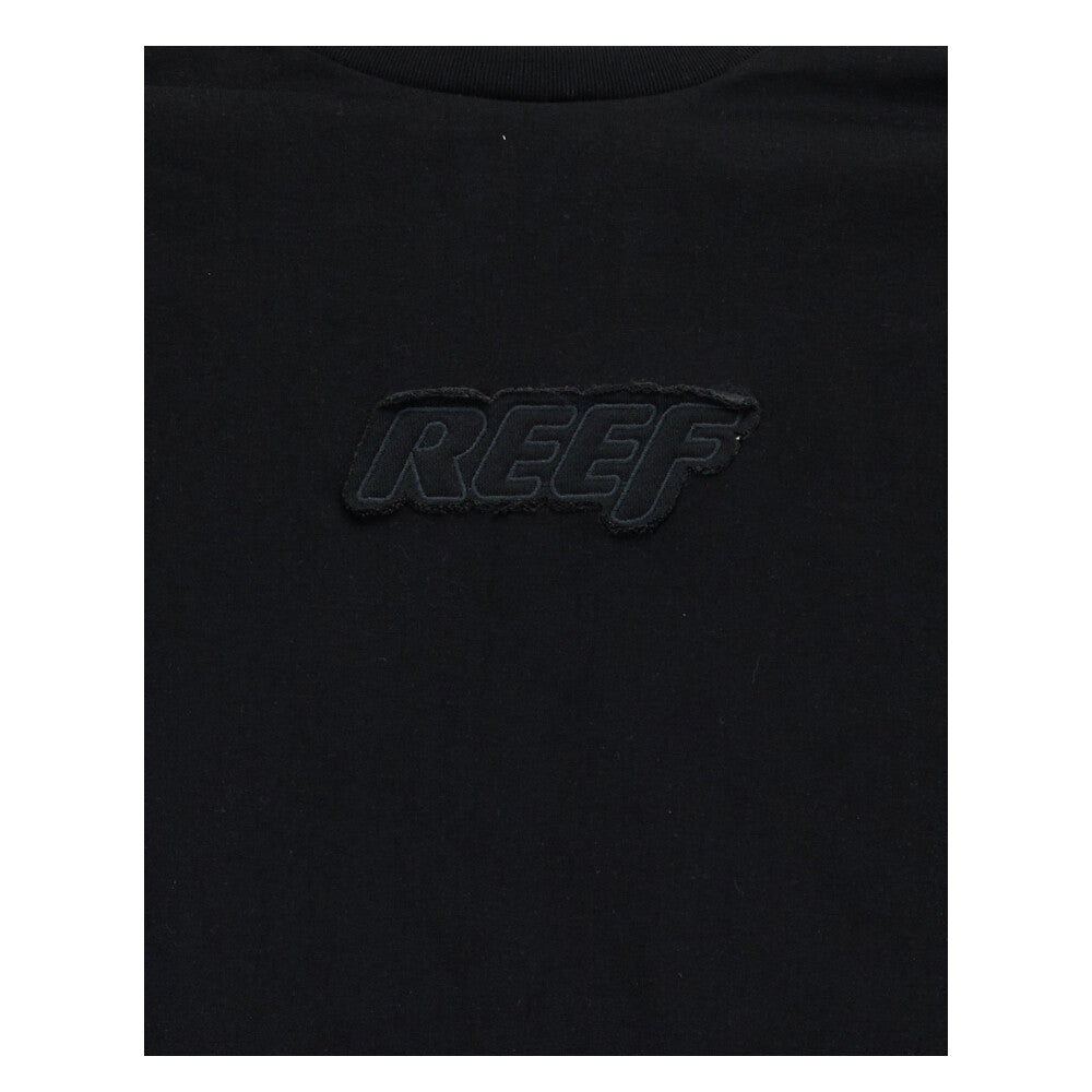 Polera Reef Men Manga Larga Clean Black