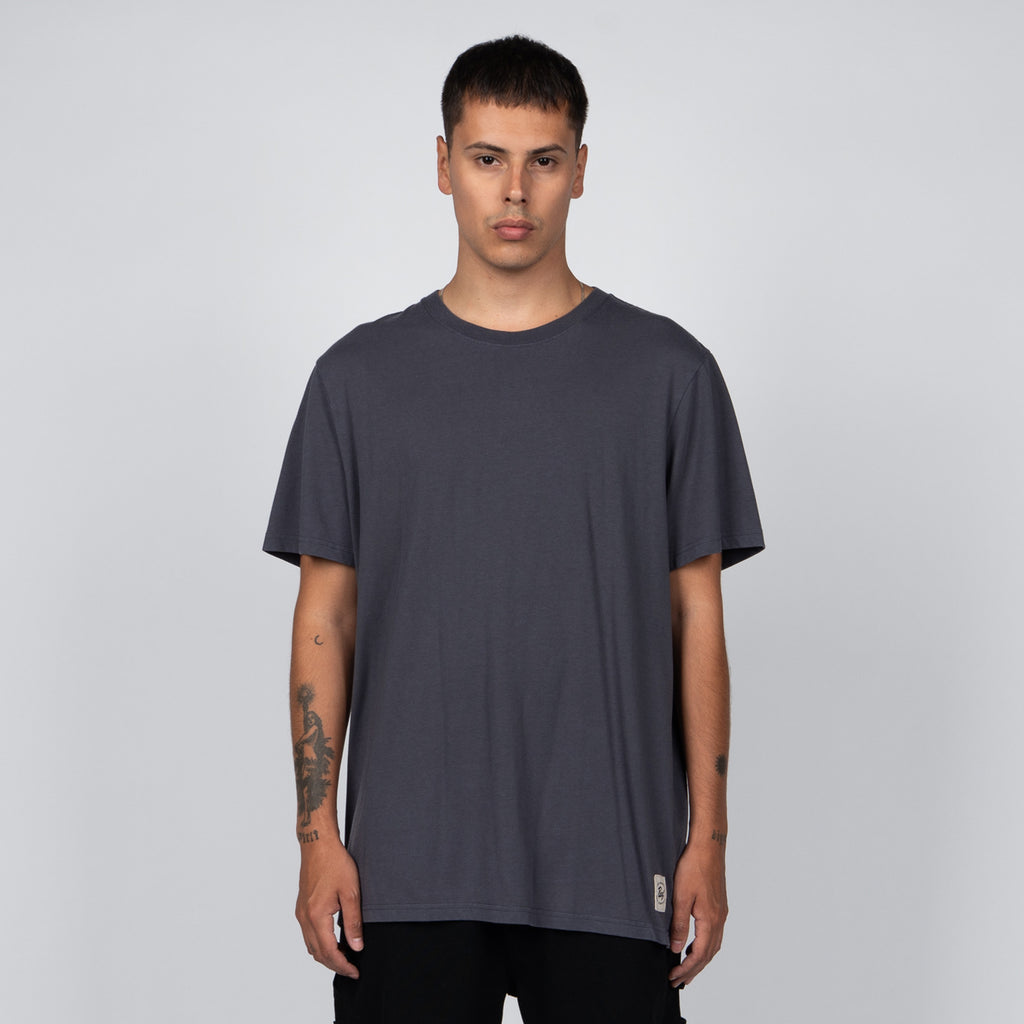 Polera Reef Men Basic Dark Gray