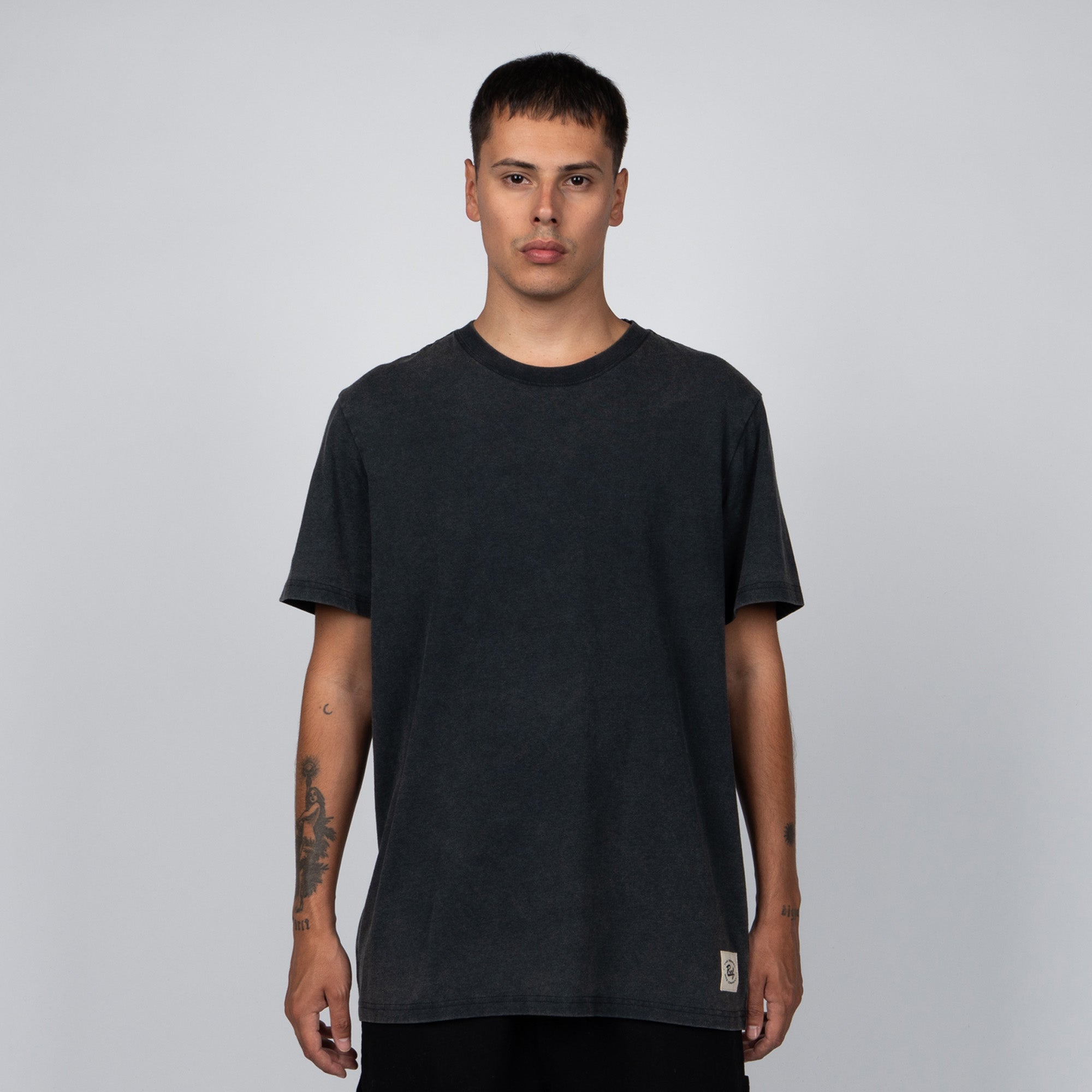 Polera Reef Men Basic Black