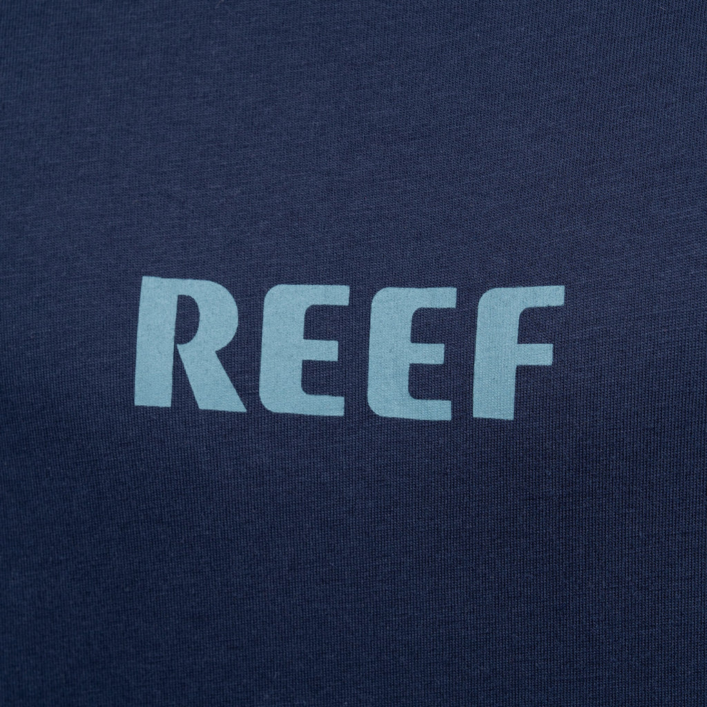 Polera Reef Men Logo Blue