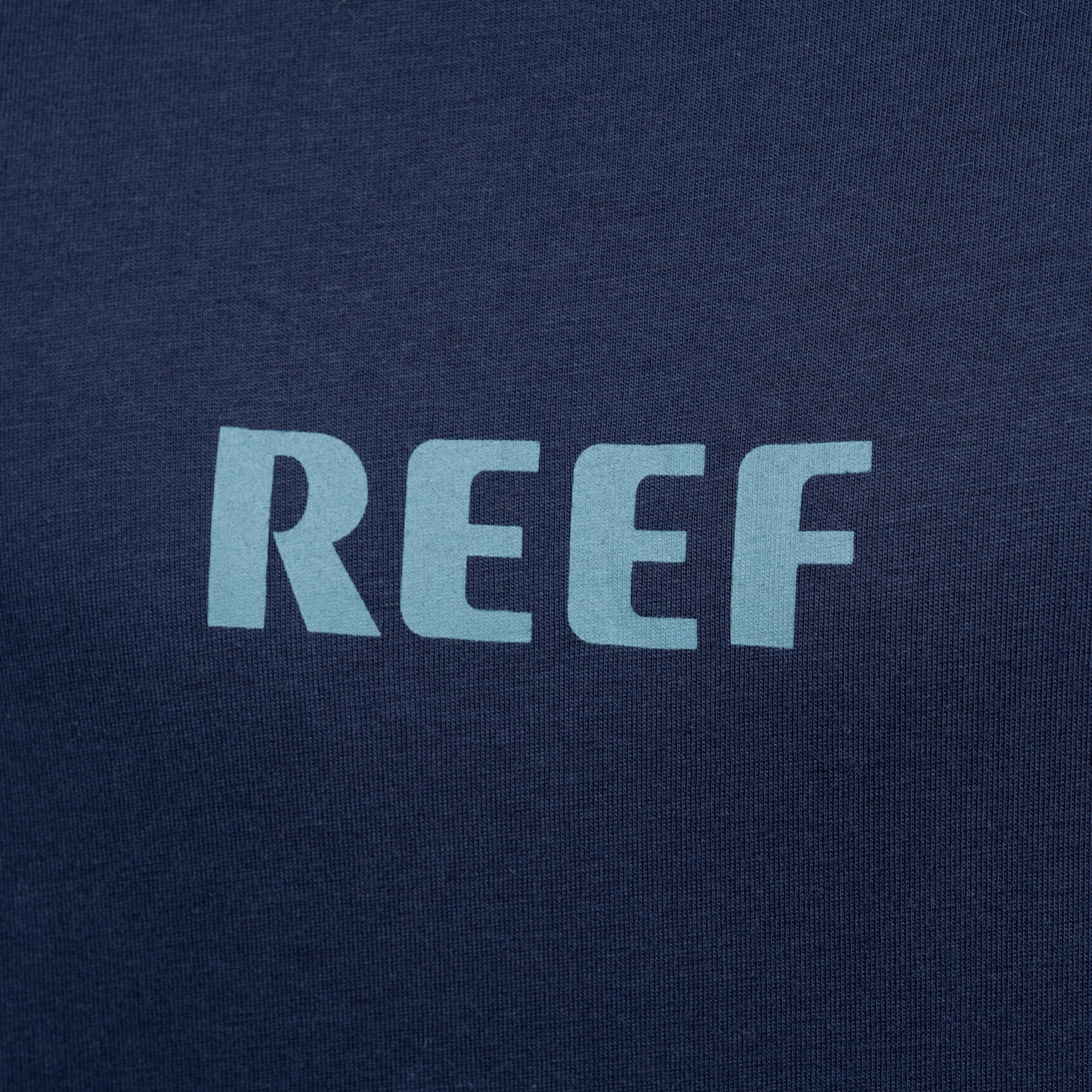 Polera Reef Men Logo Blue