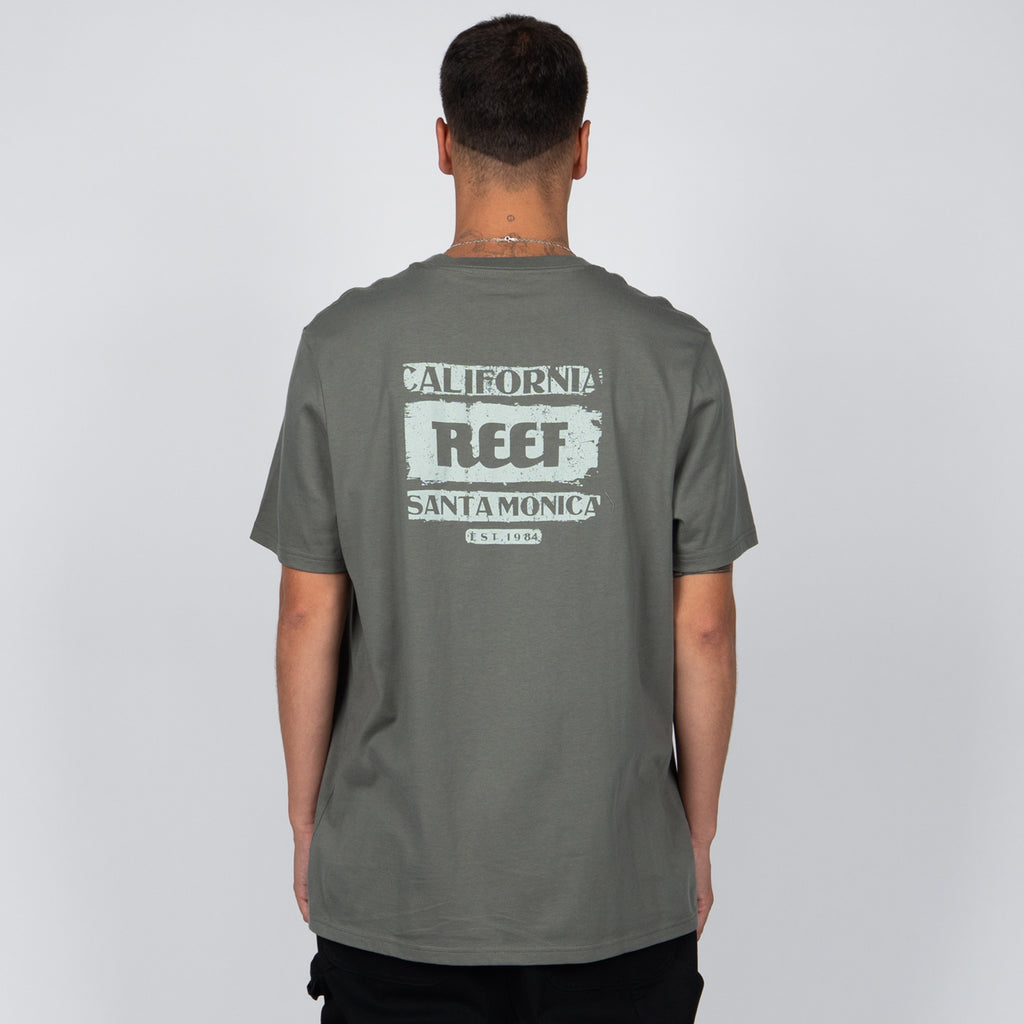 Polera Reef Men Santa Monica Green