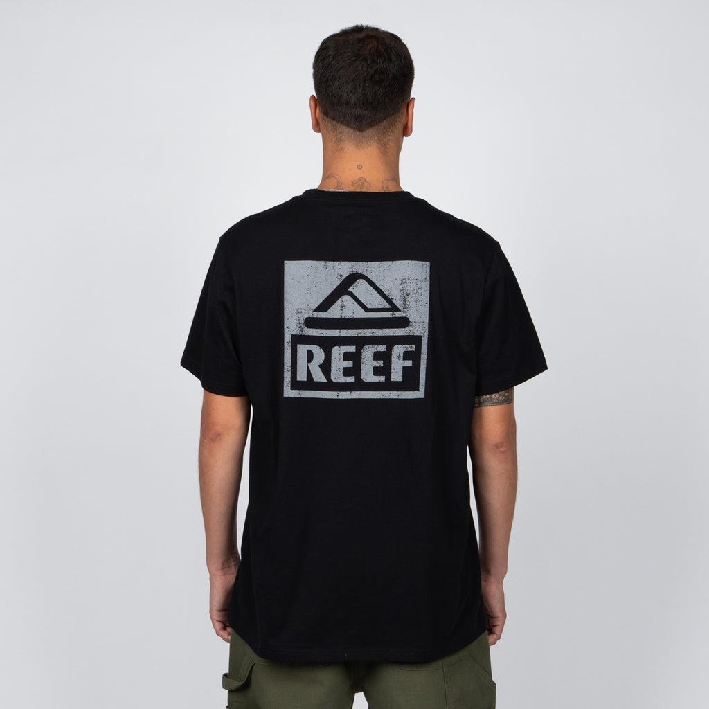 Polera Reef Men Big Logo Black