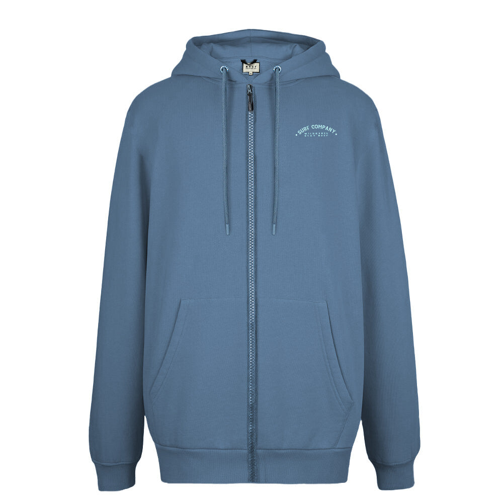 Polerón Reef Men Full Zipper Wild and Free Blue