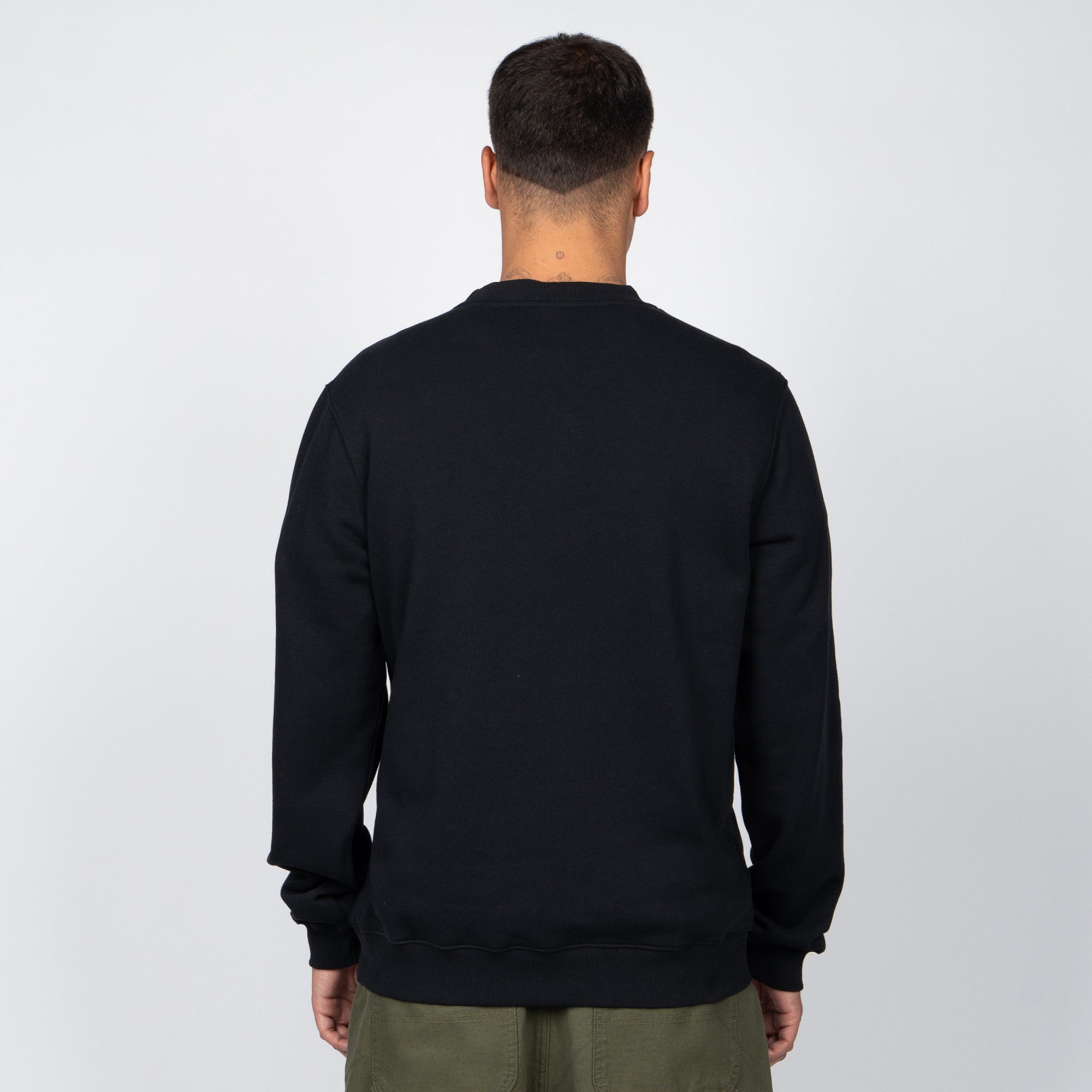 Polerón Reef Men Crew All Black