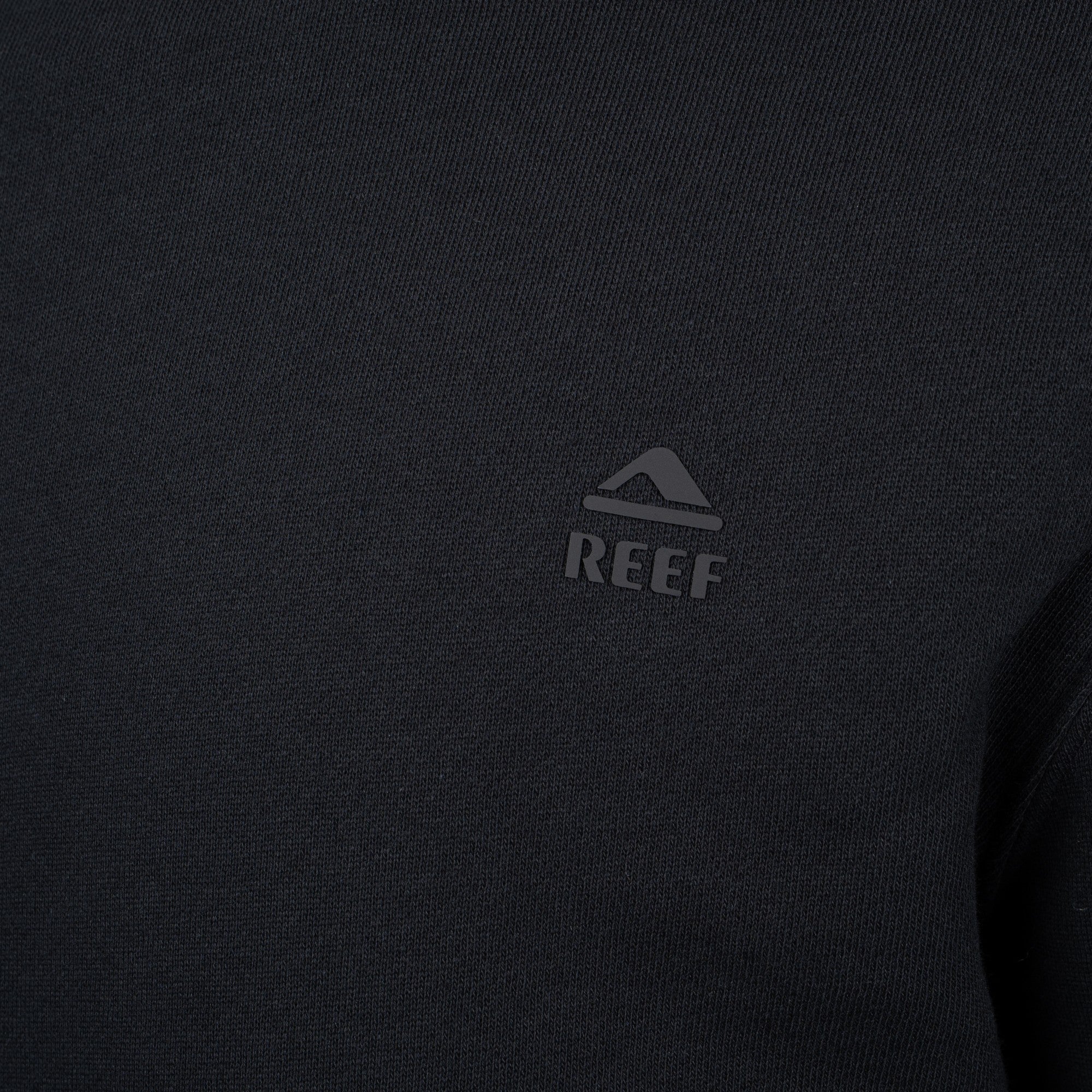 Polerón Reef Men Crew All Black