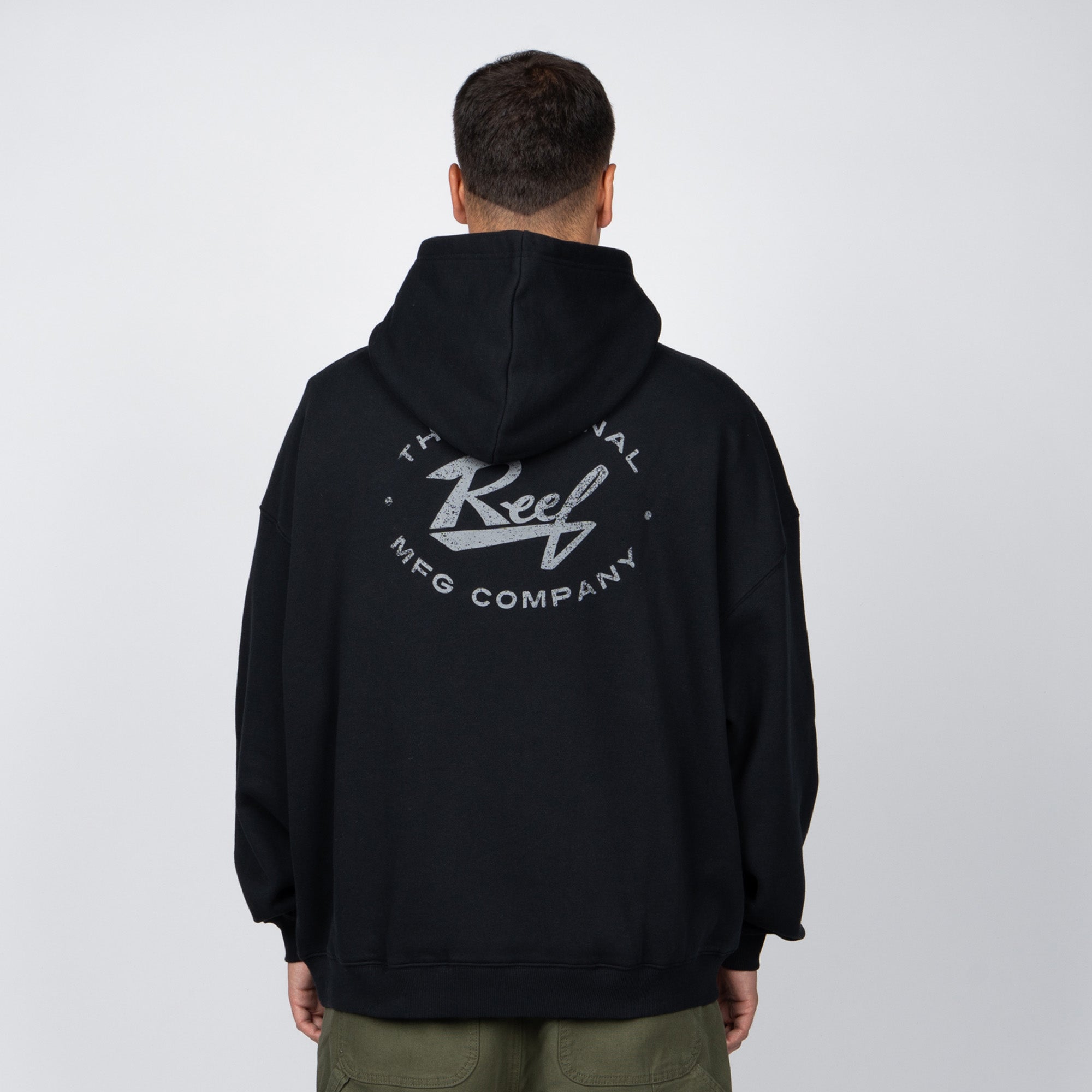 Polerón Hoodie Reef Men Black