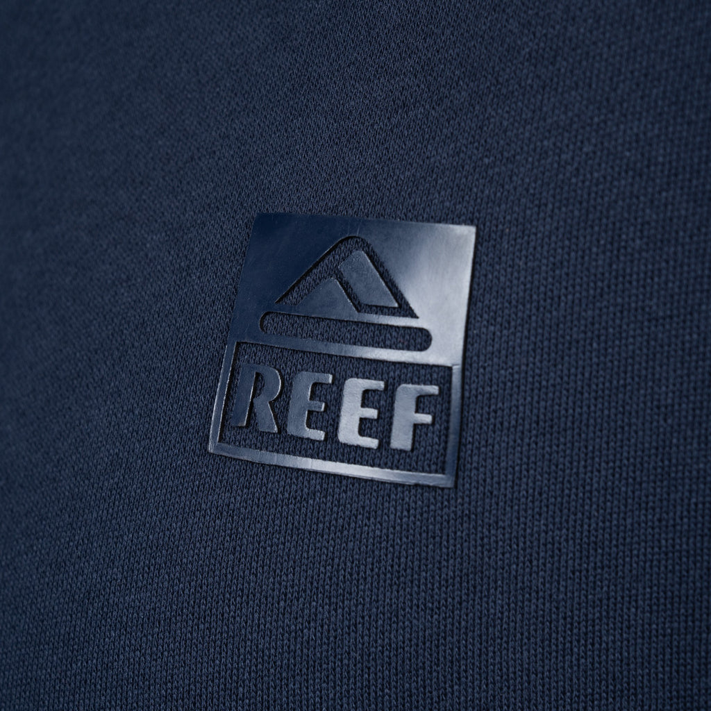 Polerón Full Zipper Men Blue Wave