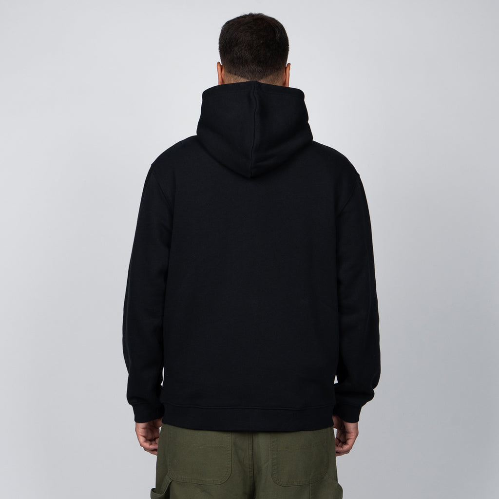 Polerón Full Zipper Men All Black