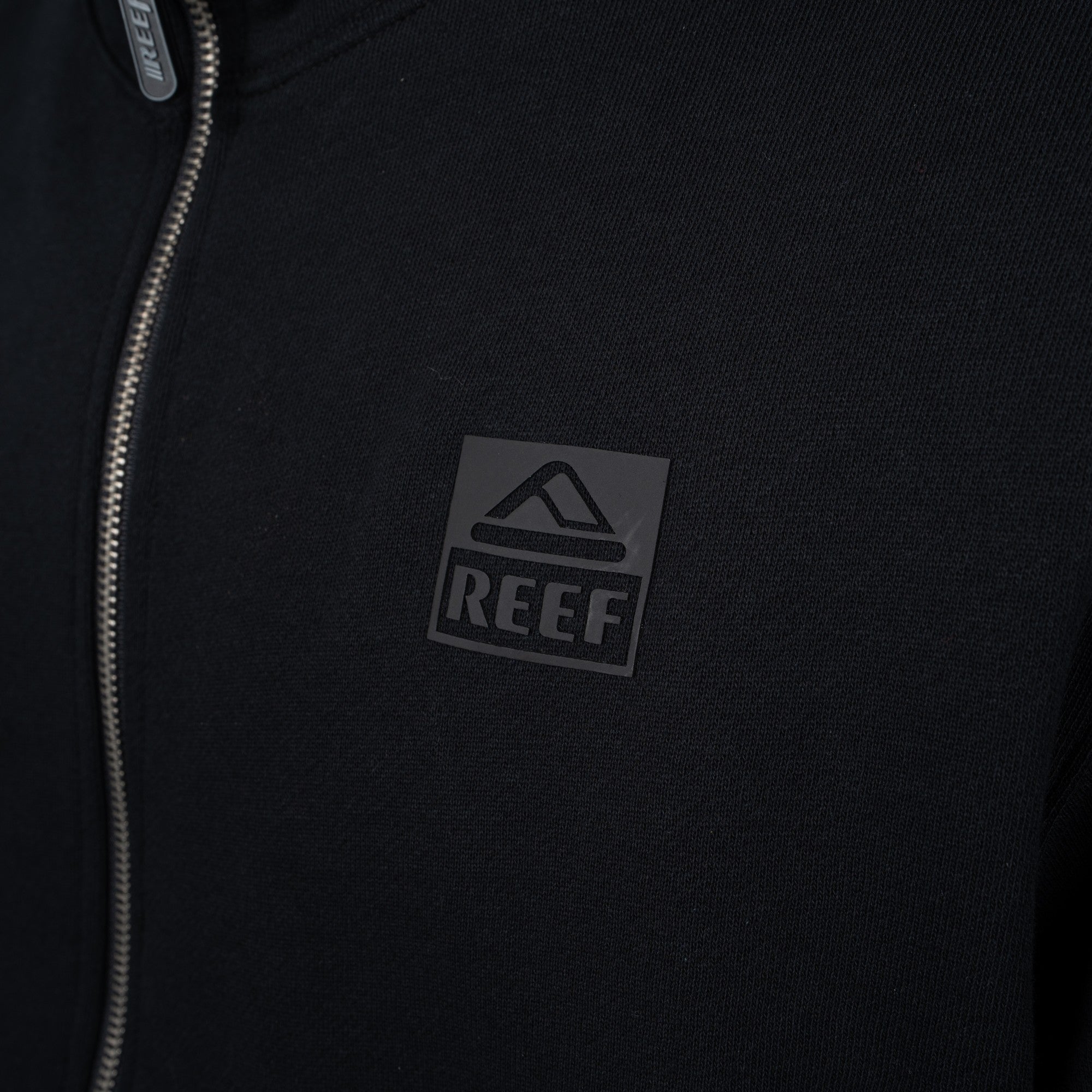 Polerón Full Zipper Men All Black