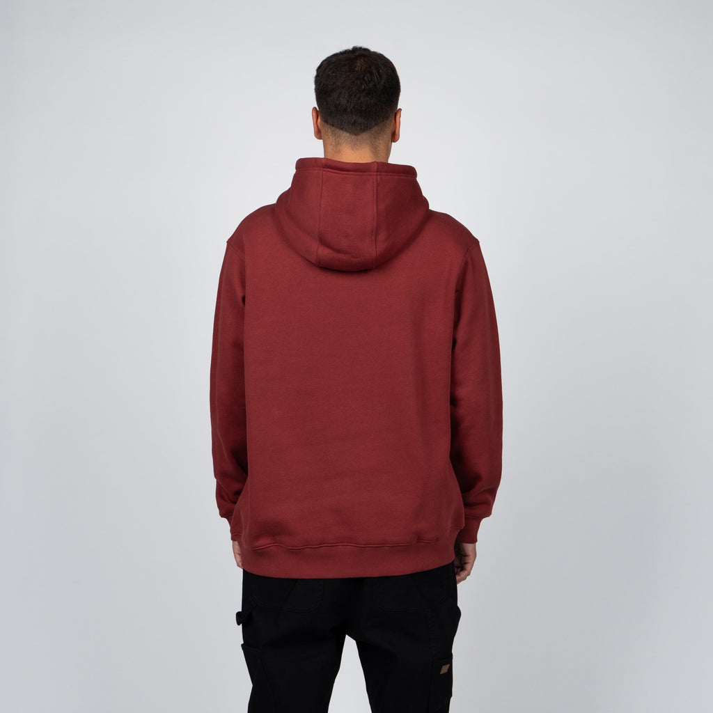 Polerón Hoodie Reef Men Red Logo Light Red