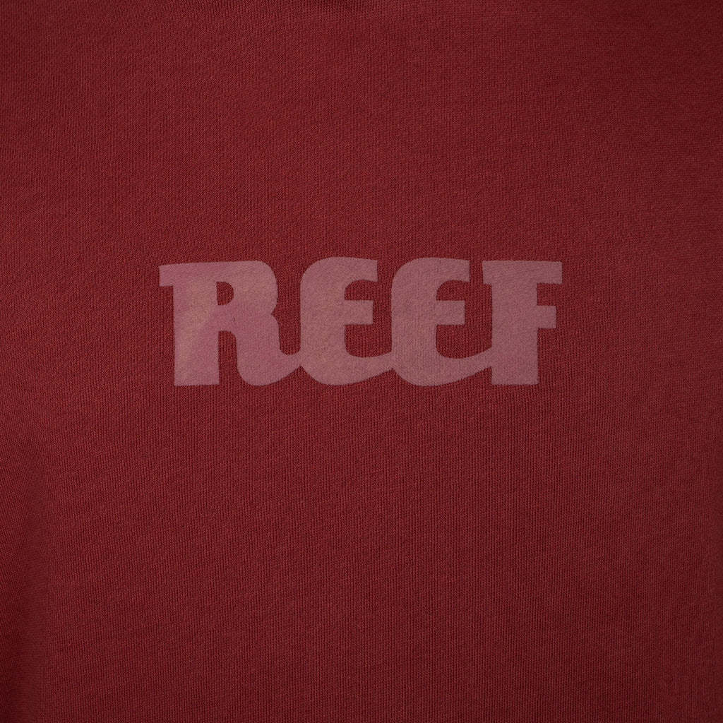 Polerón Hoodie Reef Men Red Logo Light Red