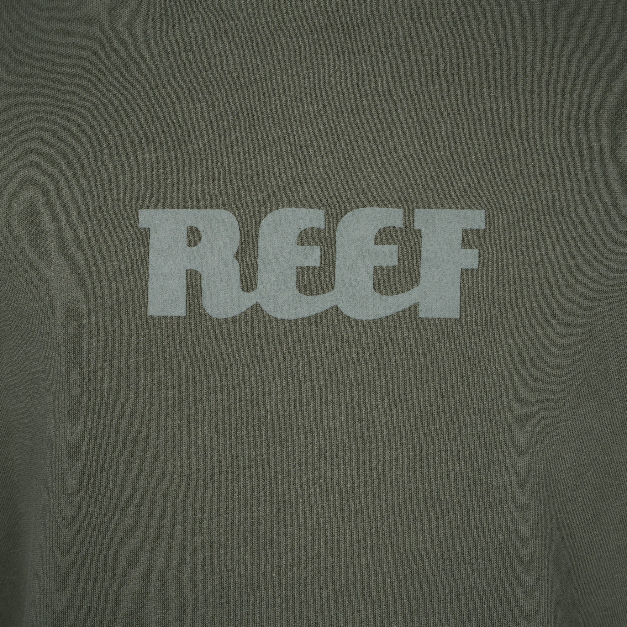 Polerón Hoodie Reef Men Green Logo light Green