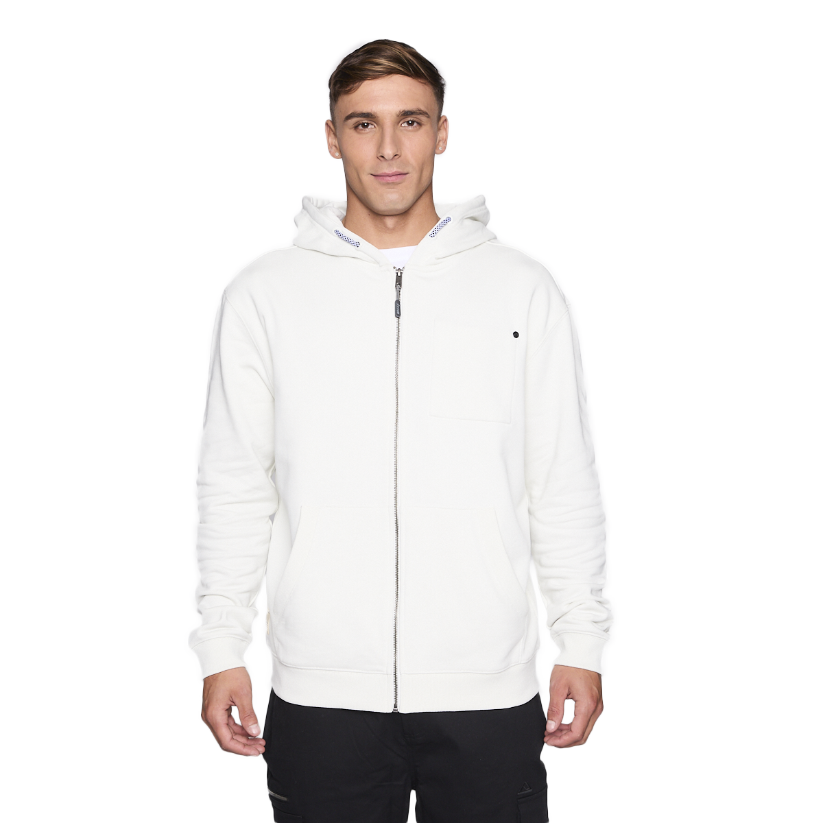 Polerón Reef Men Full Zipper Beige