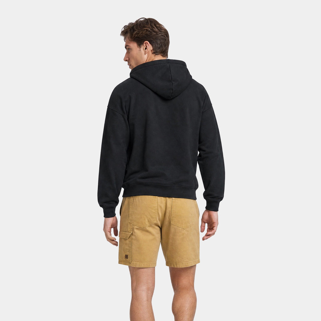 Polerón Reef Men Hoodie Negro Parche