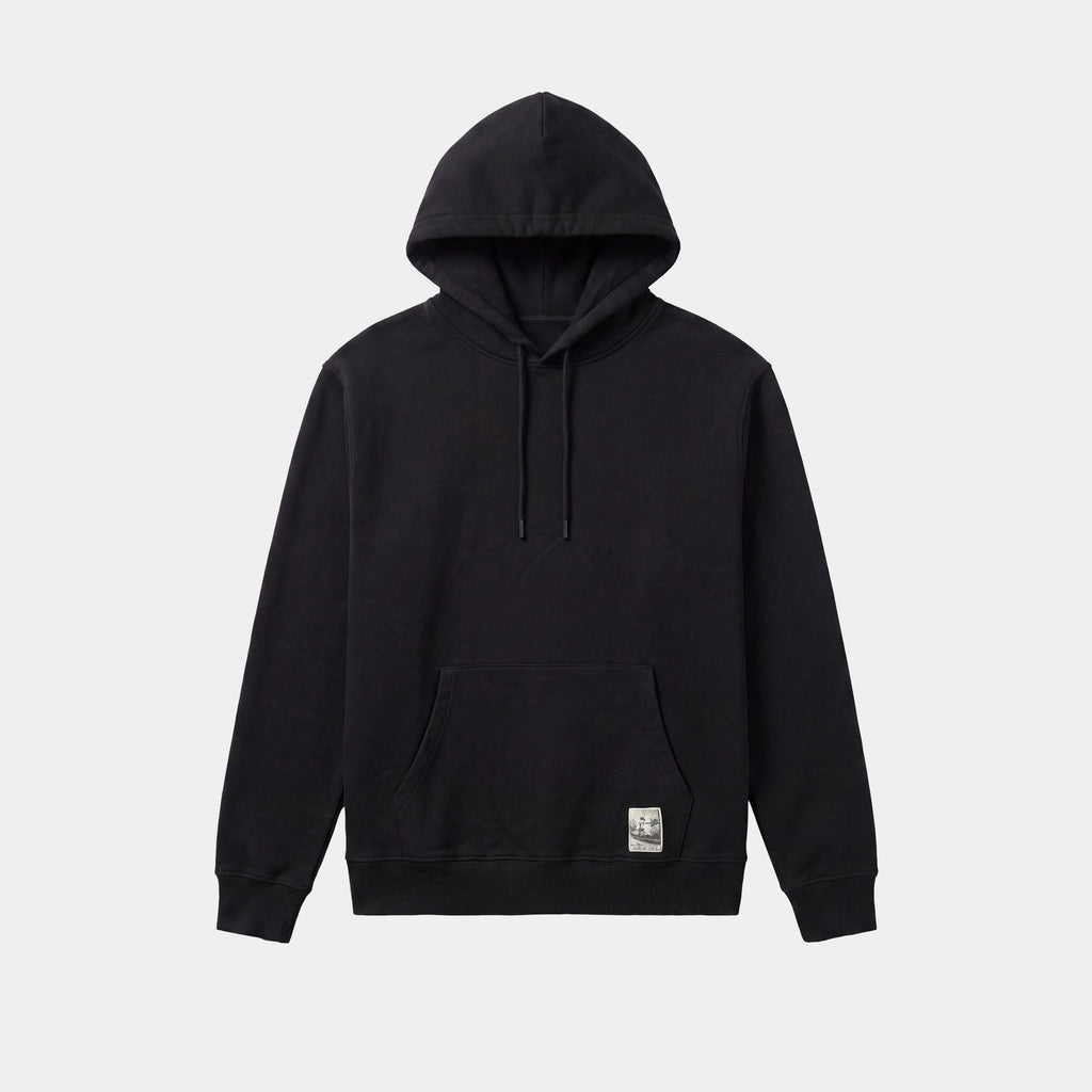 Polerón Reef Men Hoodie Negro Parche