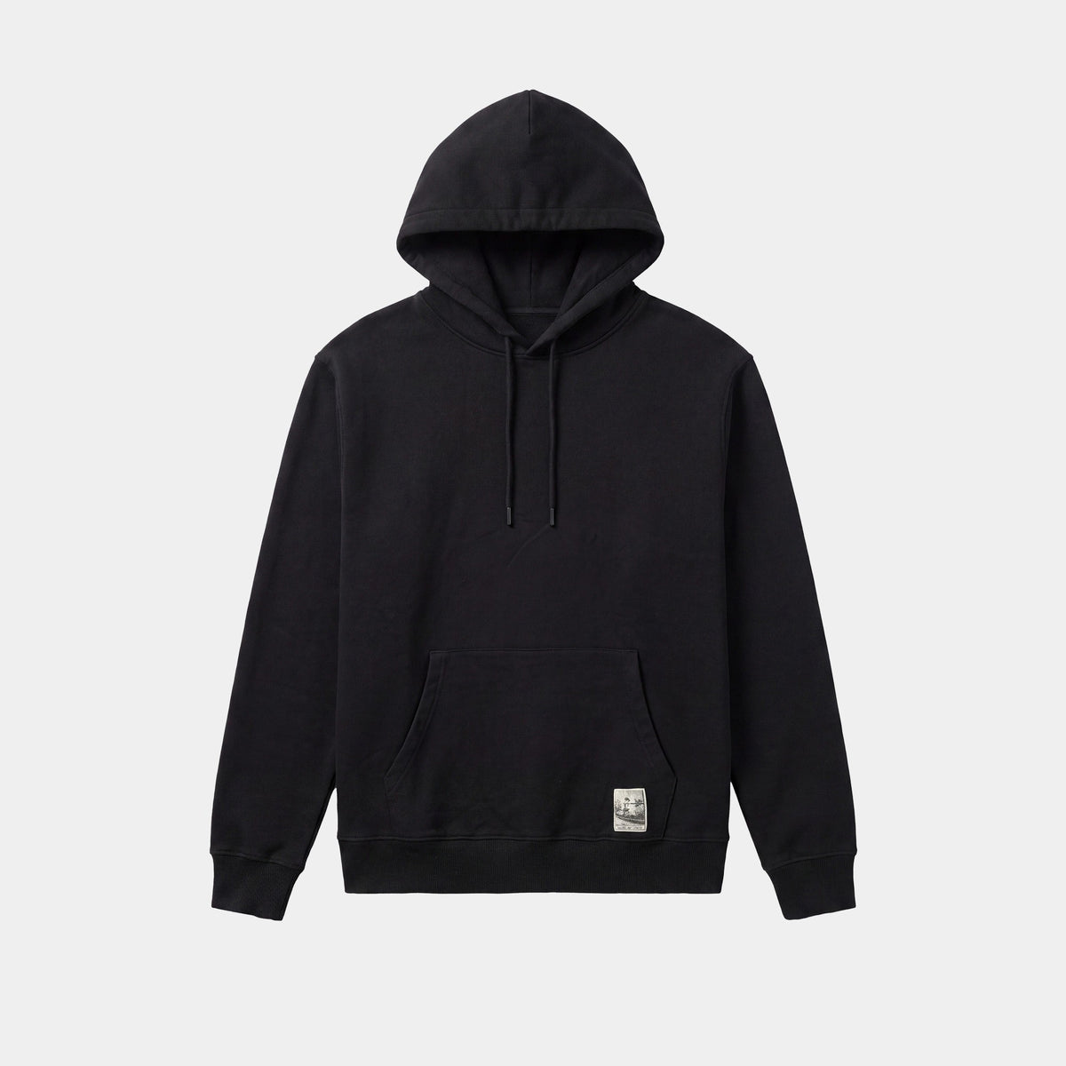Polerón Reef Men Hoodie Negro Parche