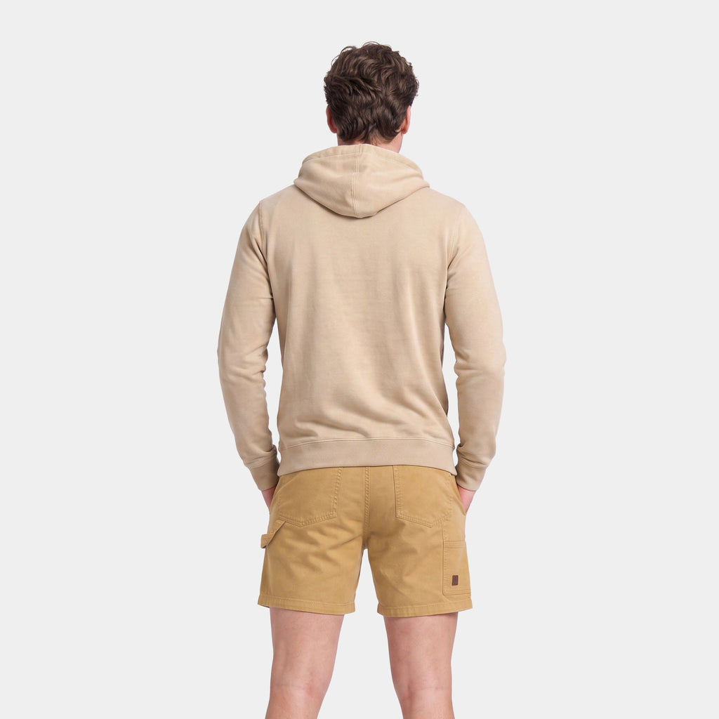 Polerón Reef Men Hoodie Beige Logo