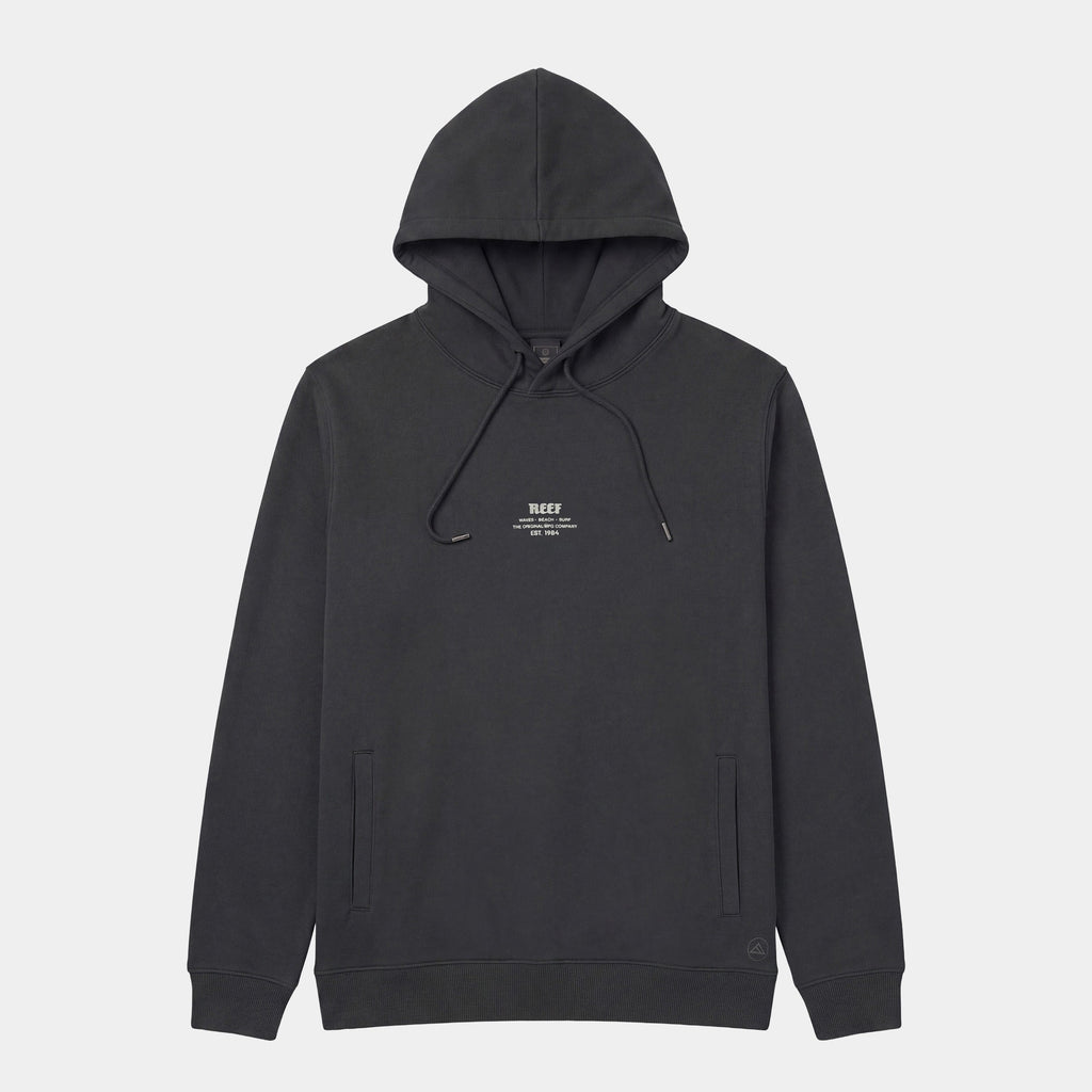 Polerón Reef Men Hoodie Negro Logo