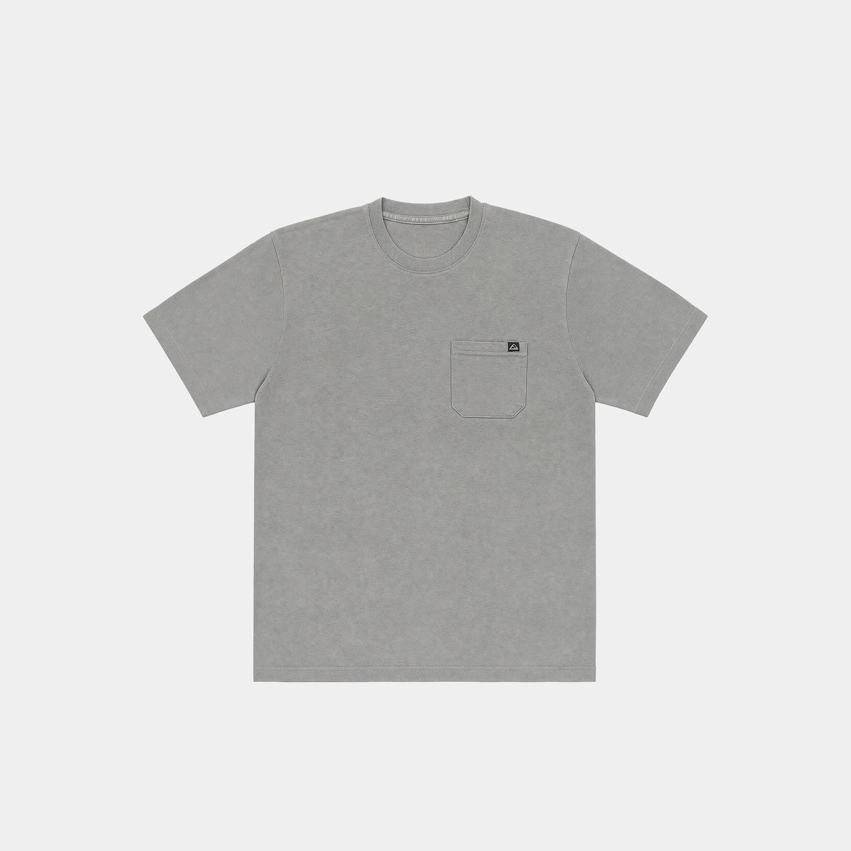 Polera Reef Men Basic Pocket Grey