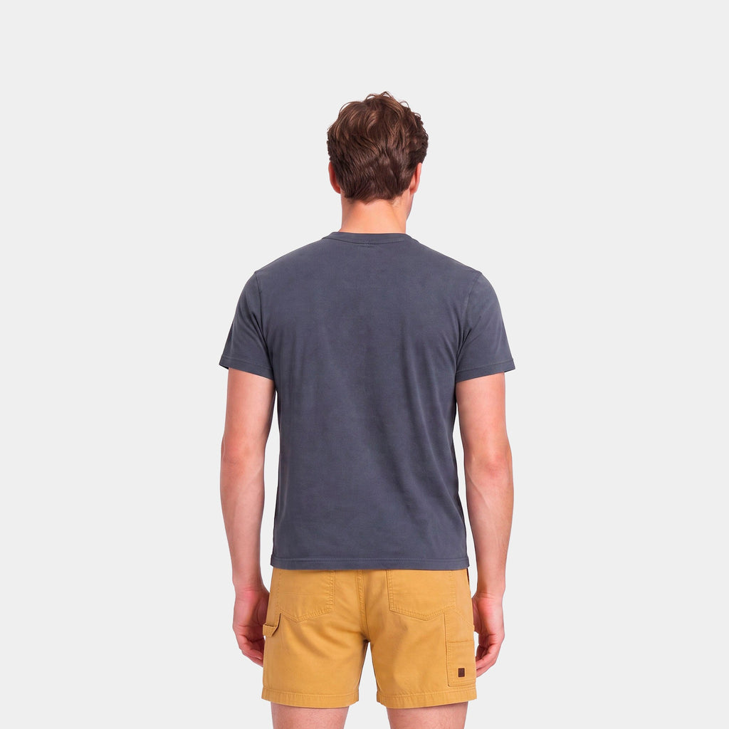 Polera Reef Men Basic Logo The Original Blue