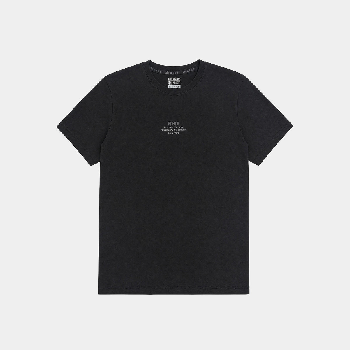 Polera Reef Men Basic Logo The Original Black