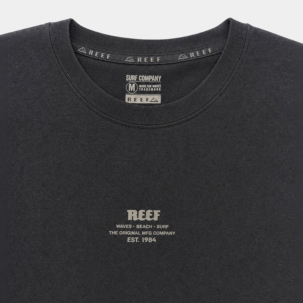 Polera Reef Men Basic Logo The Original Black