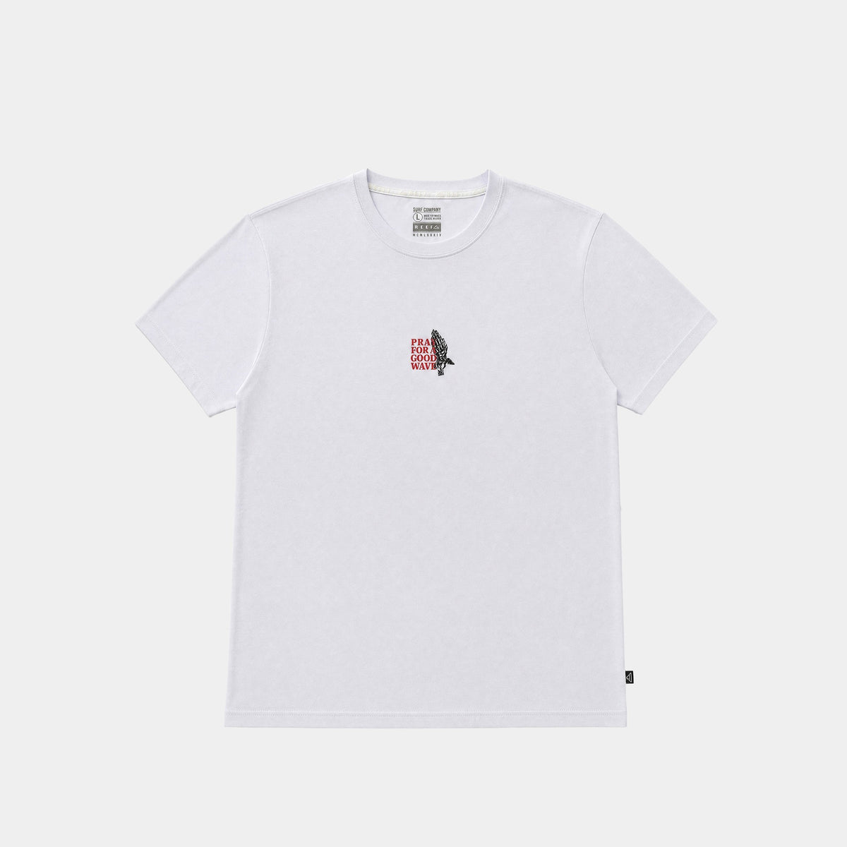Polera Reef Men Pray For a Good Wave White