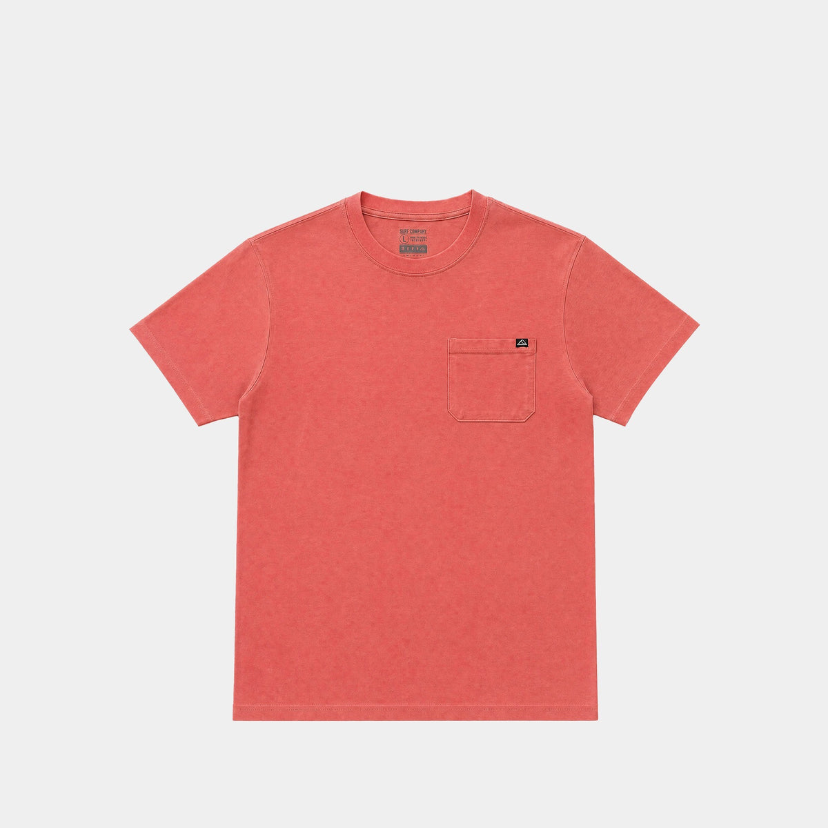 Polera Reef Men Basic Pocket Pink